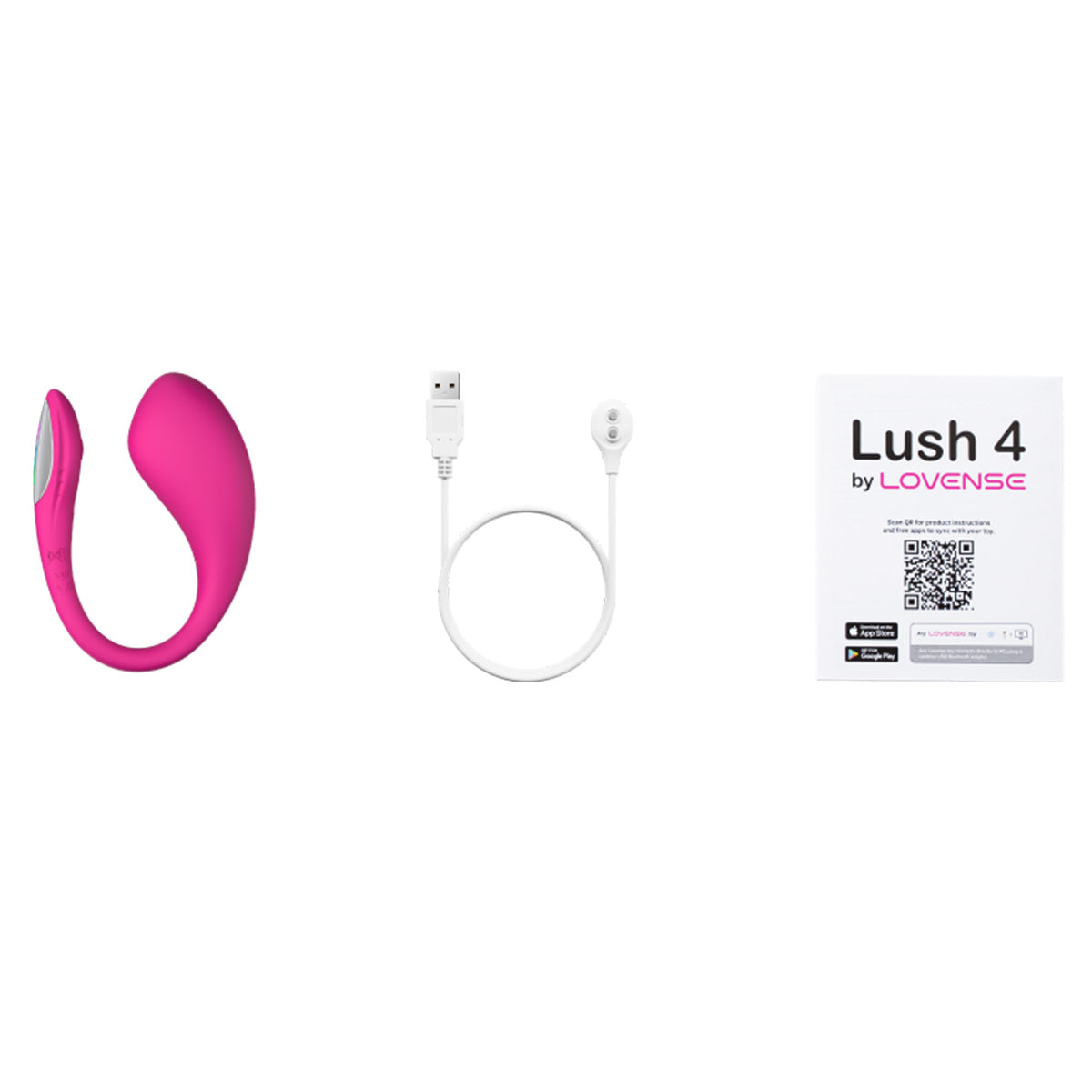 Lovense Lush Mini Remote Control Vibrator - Pink