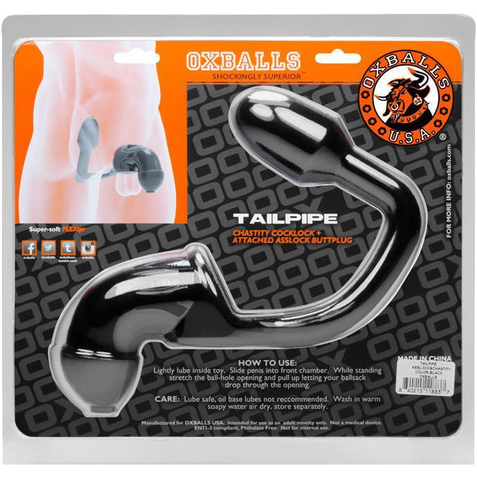 Oxballs Tailpipe – Ass-Lock et Cock-Lock