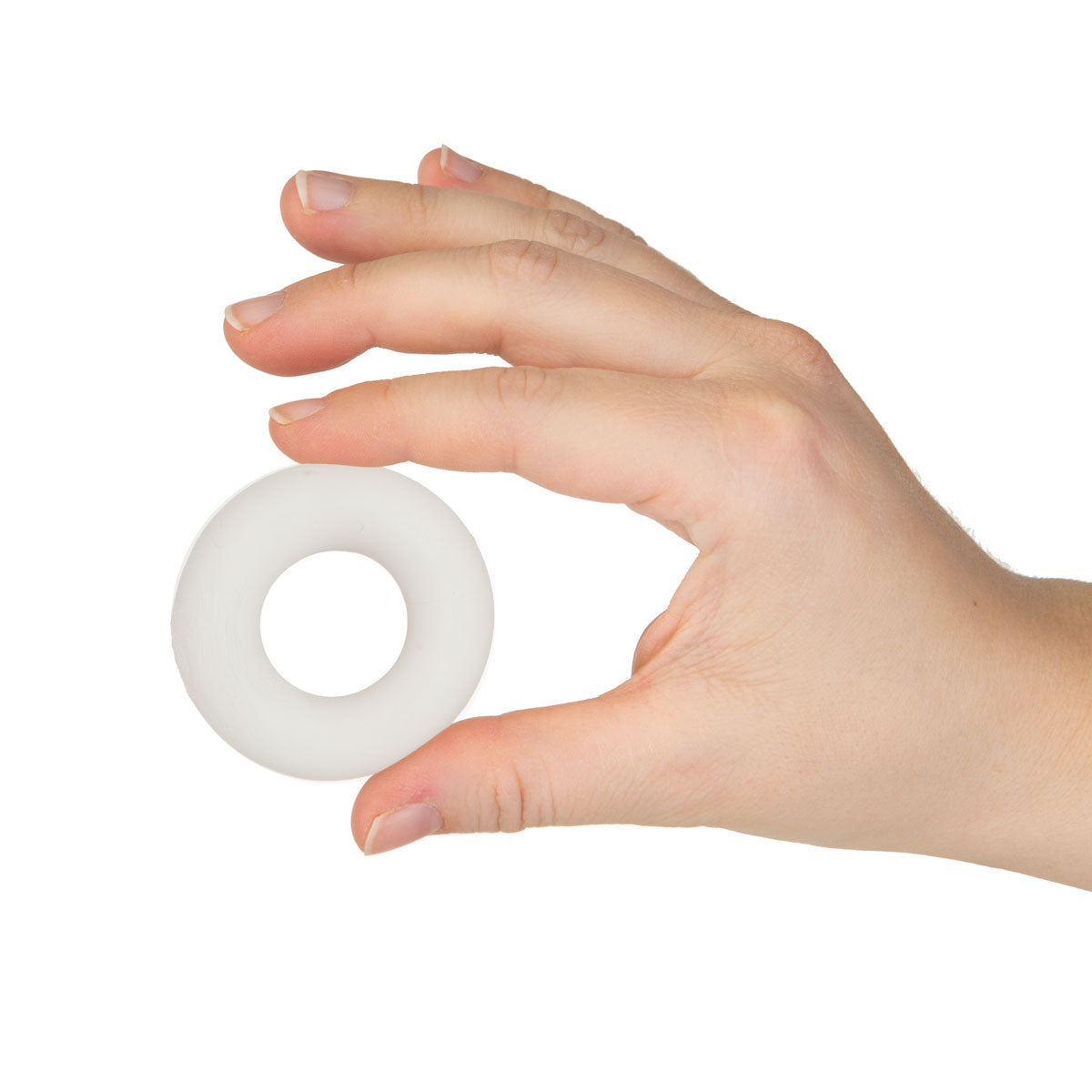 Oxballs Silicone Hunky Junk - 2 anneaux péniens - Transparent givré