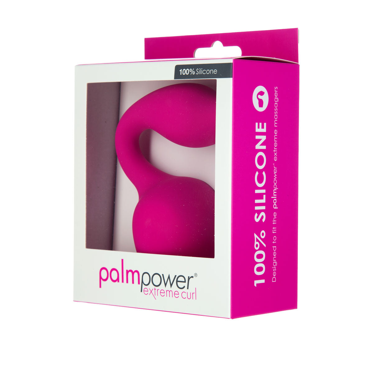 PalmPower - Extrême Courbe - Tête de Massage en Silicone - Rose (À utiliser avec PalmPower Extrême)
