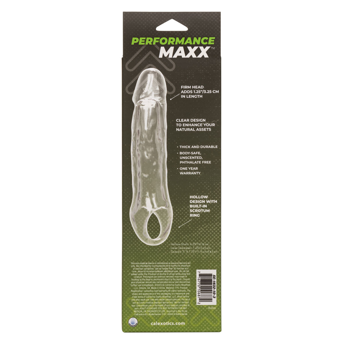 CalExotics® – Performance Maxx – Rallonge transparente - 19 cm