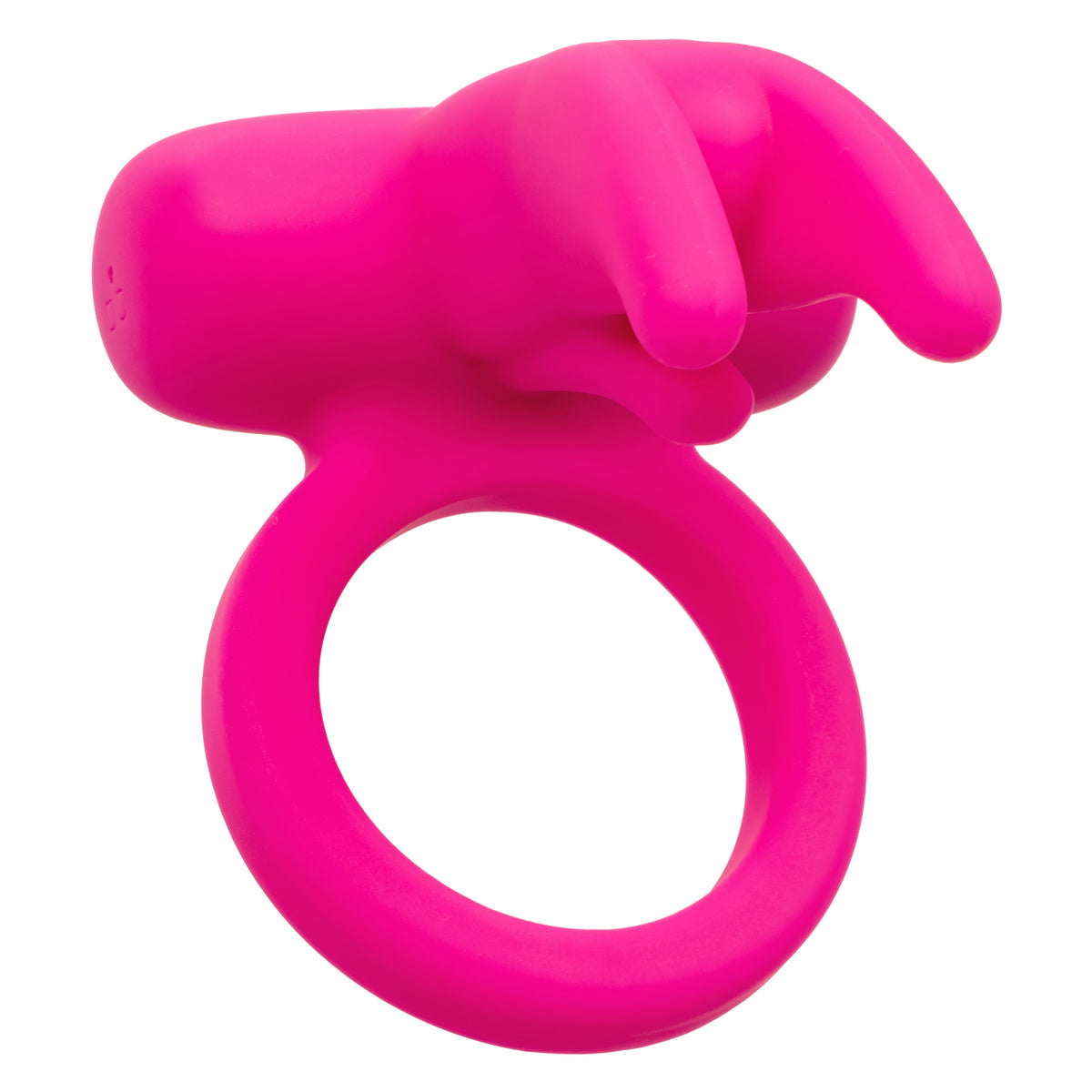 CALEXOTICS® - Silicone Rechargeable Triple Clit Flicker Vibrating Cock Ring - Pink