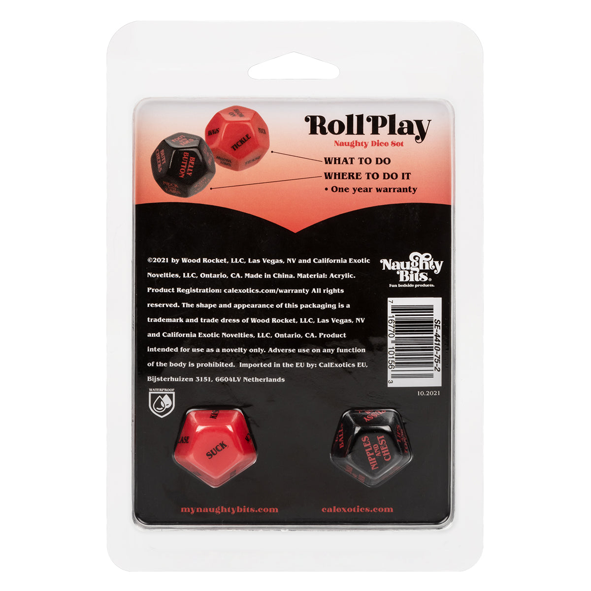 CALEXOTICS® - Naughty Bits Roll Play - Naughty Dice Set