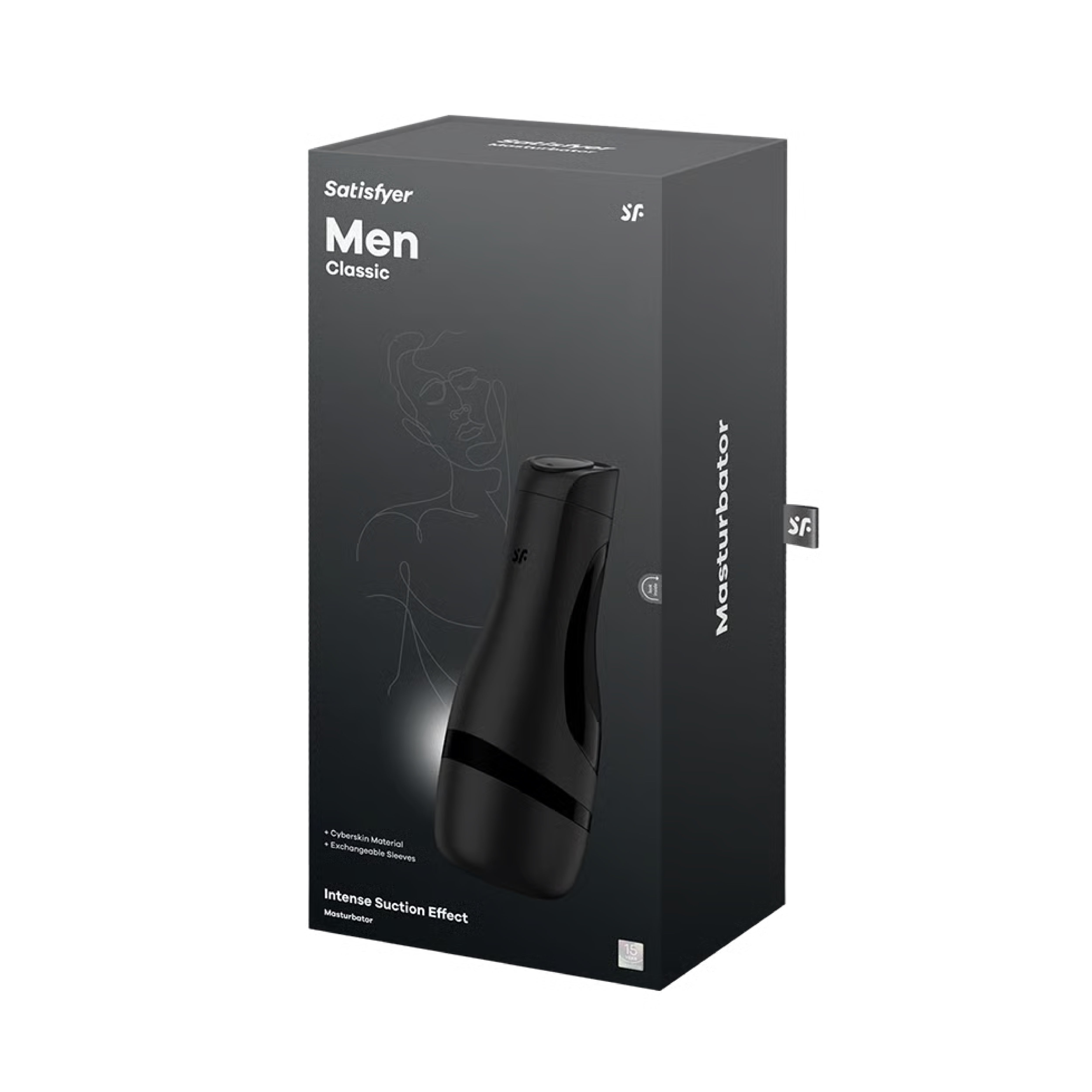 Satisfyer Men Classic Noir Masturbateur