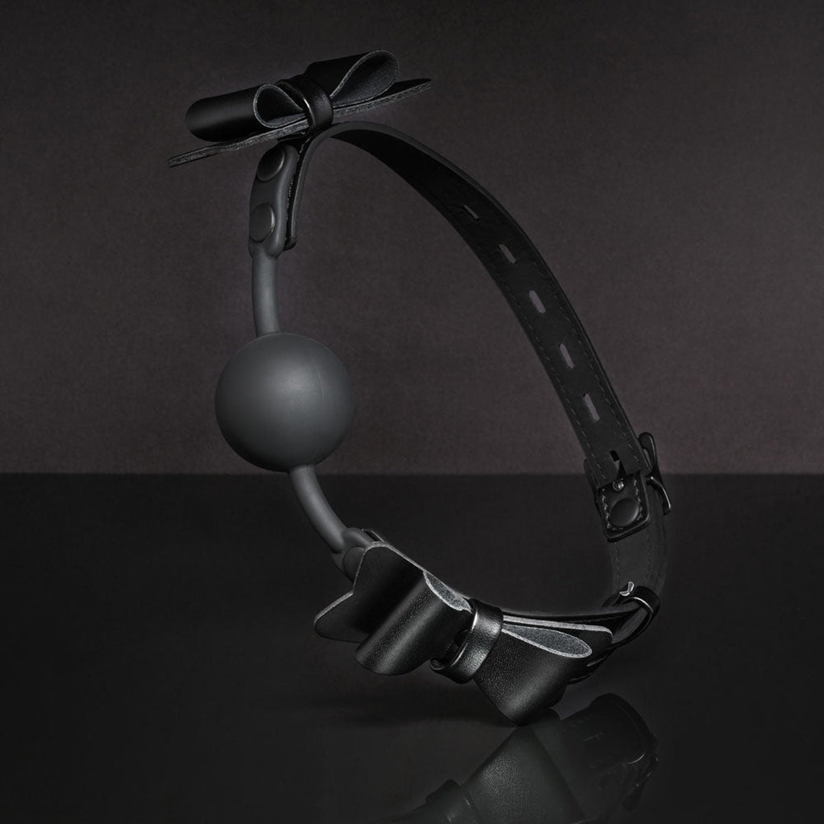 Sportsheets - Sincerely - Bow Tie Ball Gag - Black