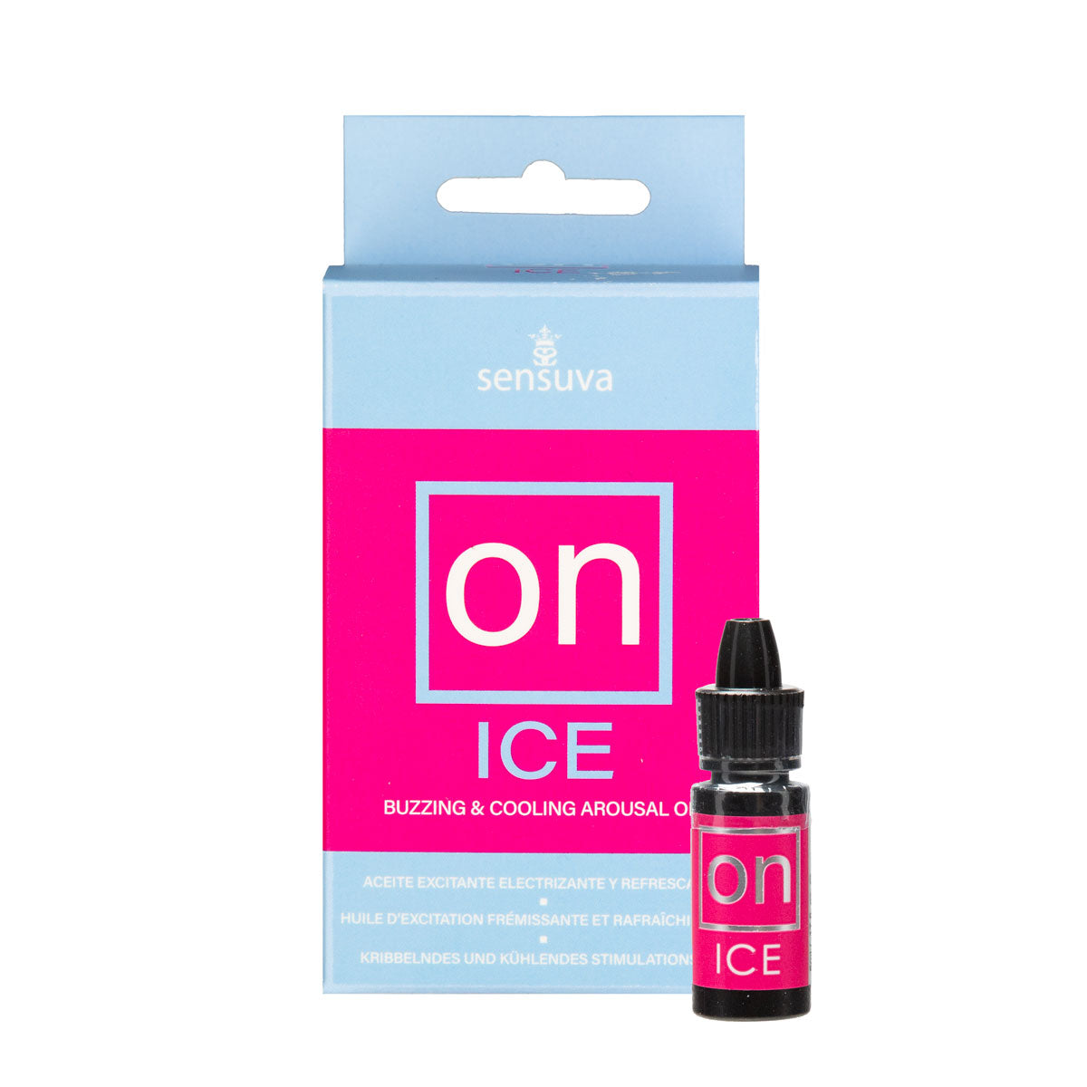 Sensuva ON ICE - Huile d'excitation féminine vibrante et rafraîchissante - 5 ml (VL-510)