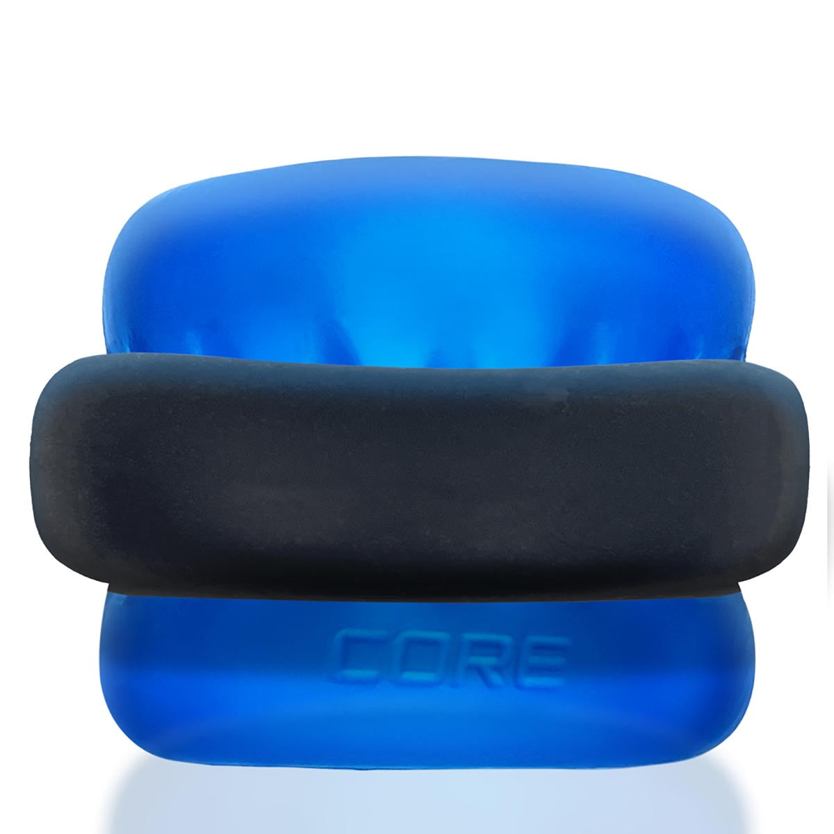 Oxballs - Tendeur de testicules Ultracore + Anneau Power Lock – Noir/Bleu
