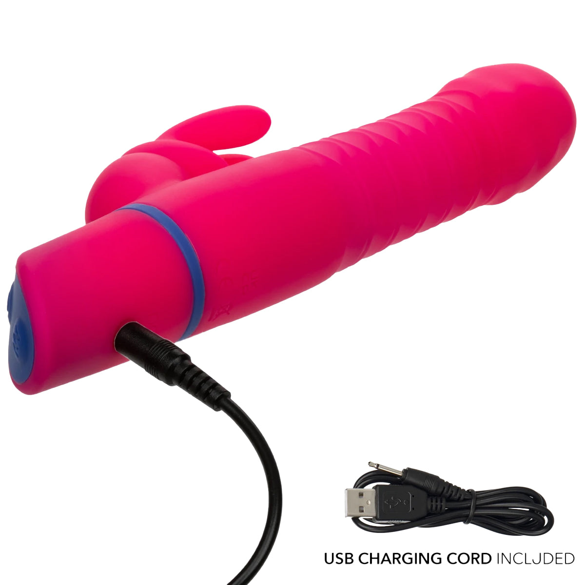 CalExotics® Love Bunny – Beaded Spin Bunny