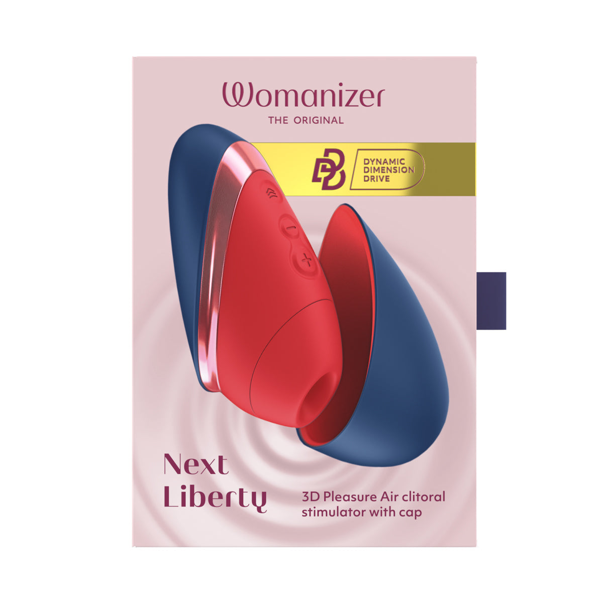 Womanizer® - Next Liberty – Clitoral Stimulator – Blue/Red