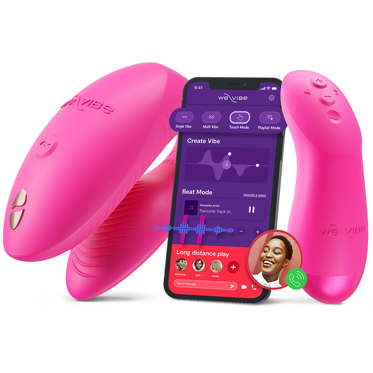 We-Vibe® Chorus Pro – Rose Électrique