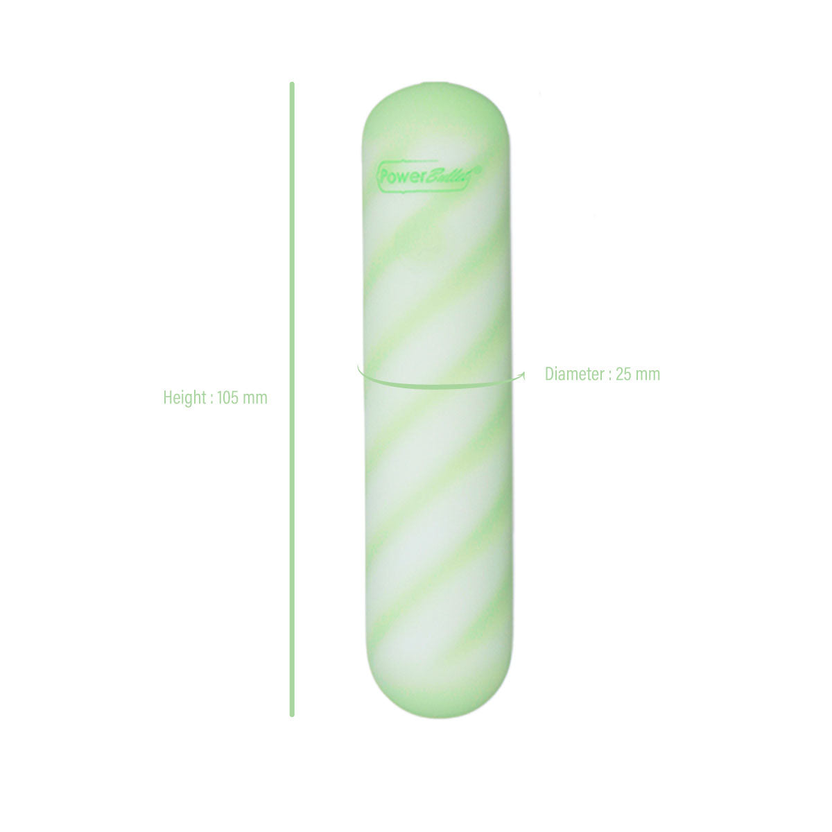 SOFTies - Dual Silicone Body Vibe - 4" - Green
