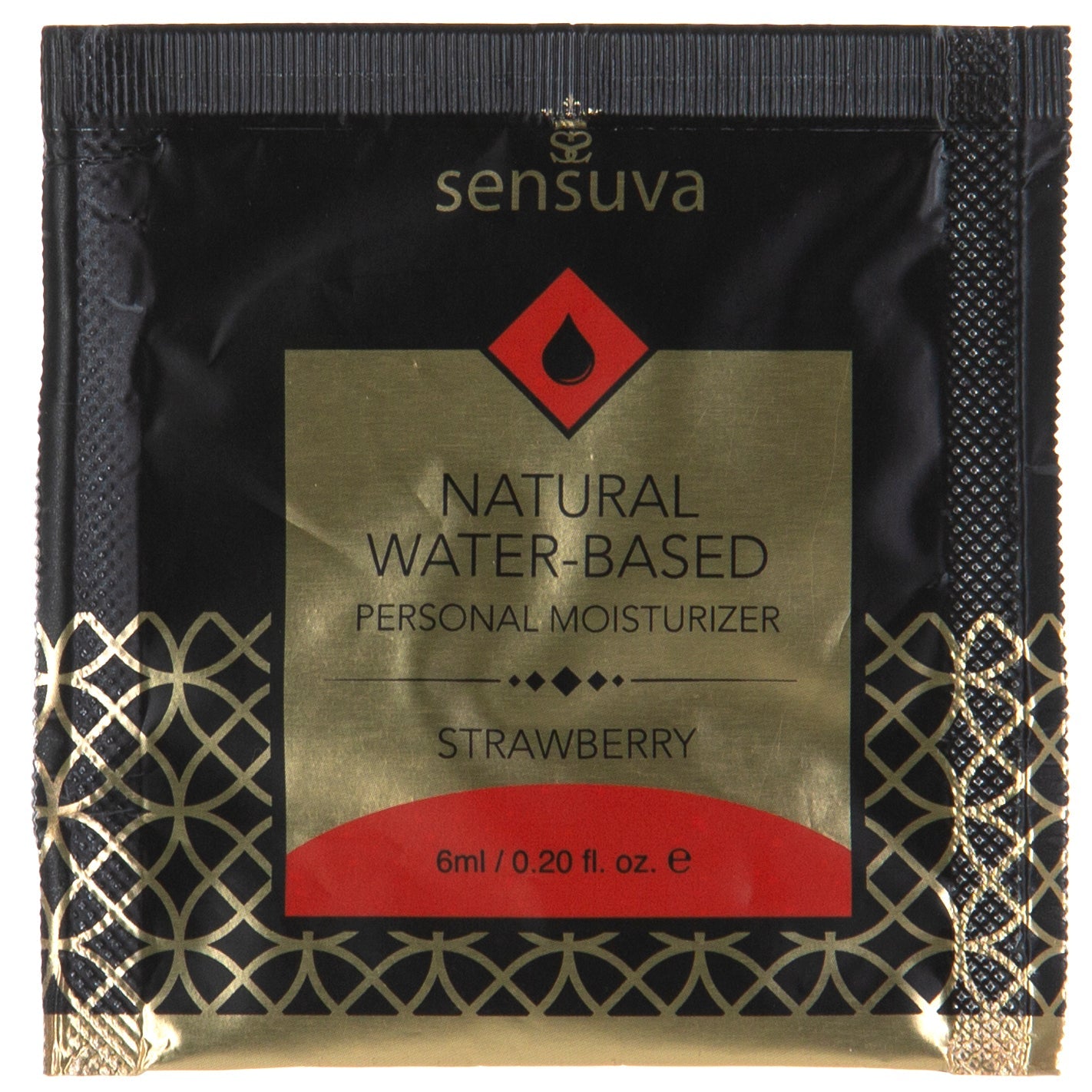 sensuva - Natural Water-Based Personal Moisturizer - 0.20 fl oz / 6 ml - Strawberry