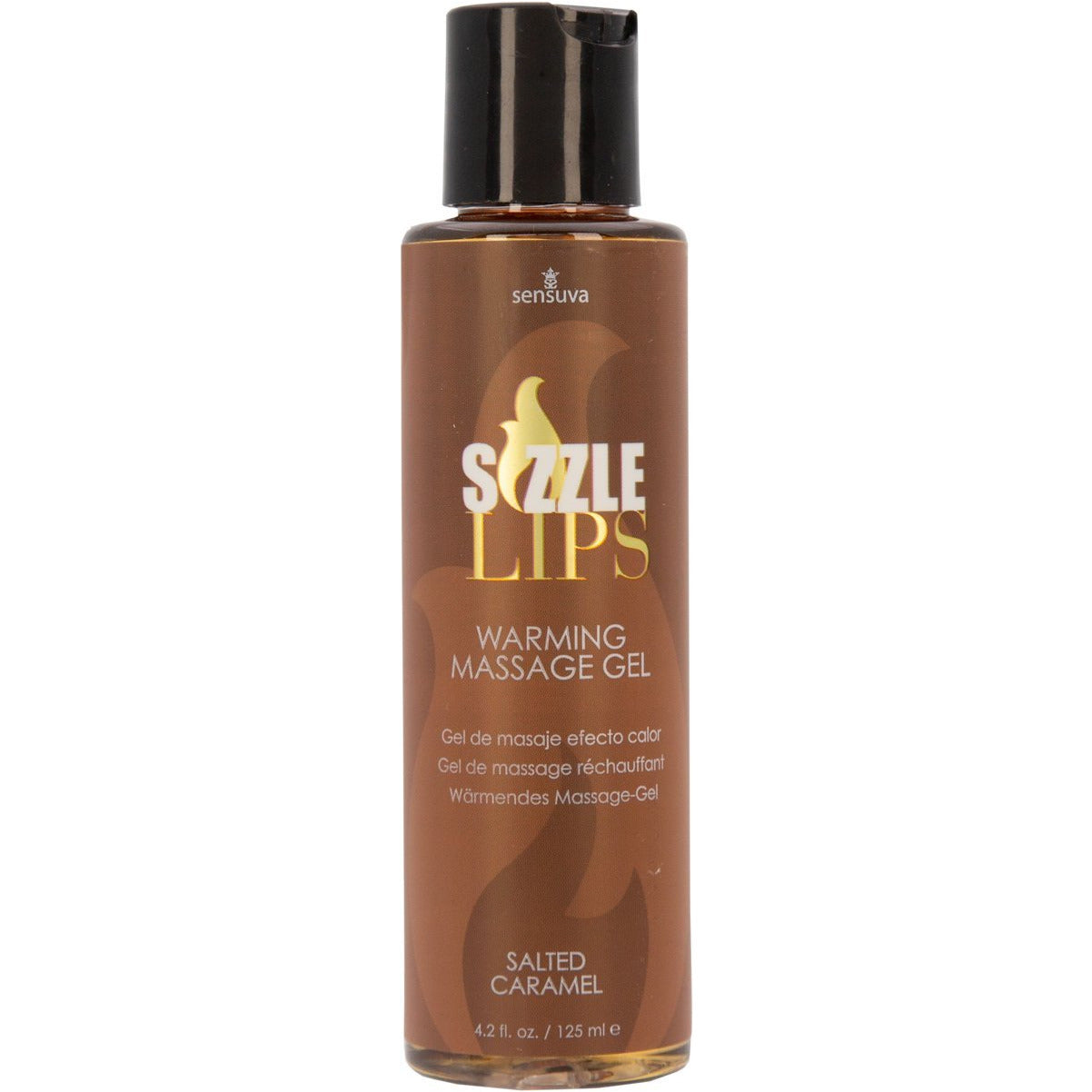Sensuva Sizzle Lips – Gel de massage comestible chauffant – 125 ml