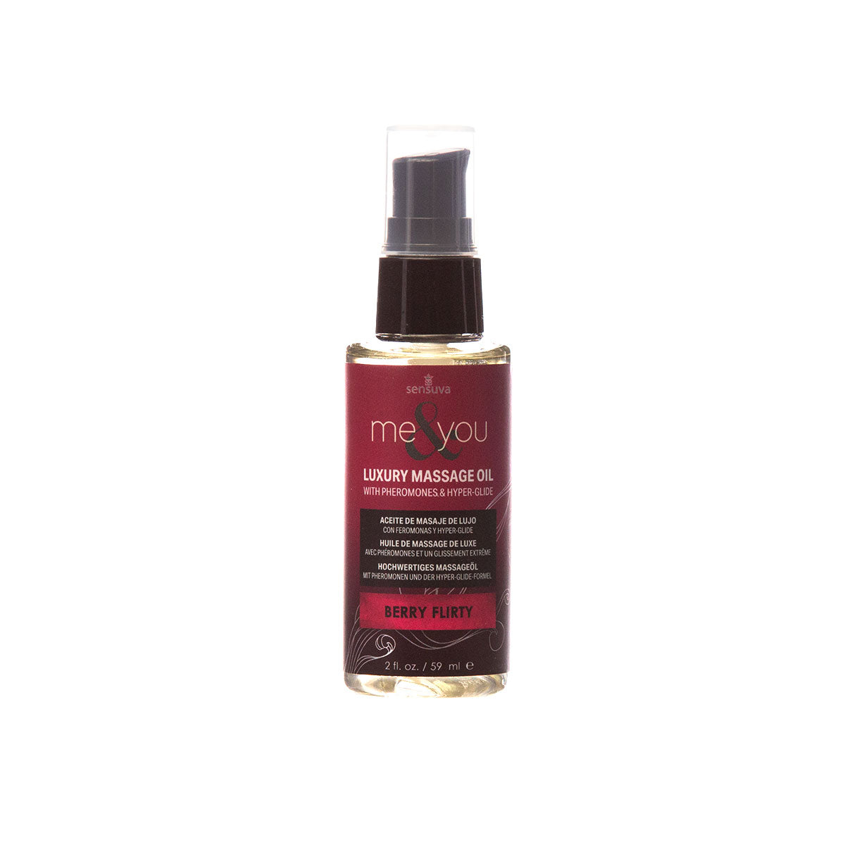 Sensuva Me & You Huile de massage Berry Flirty 60 ml