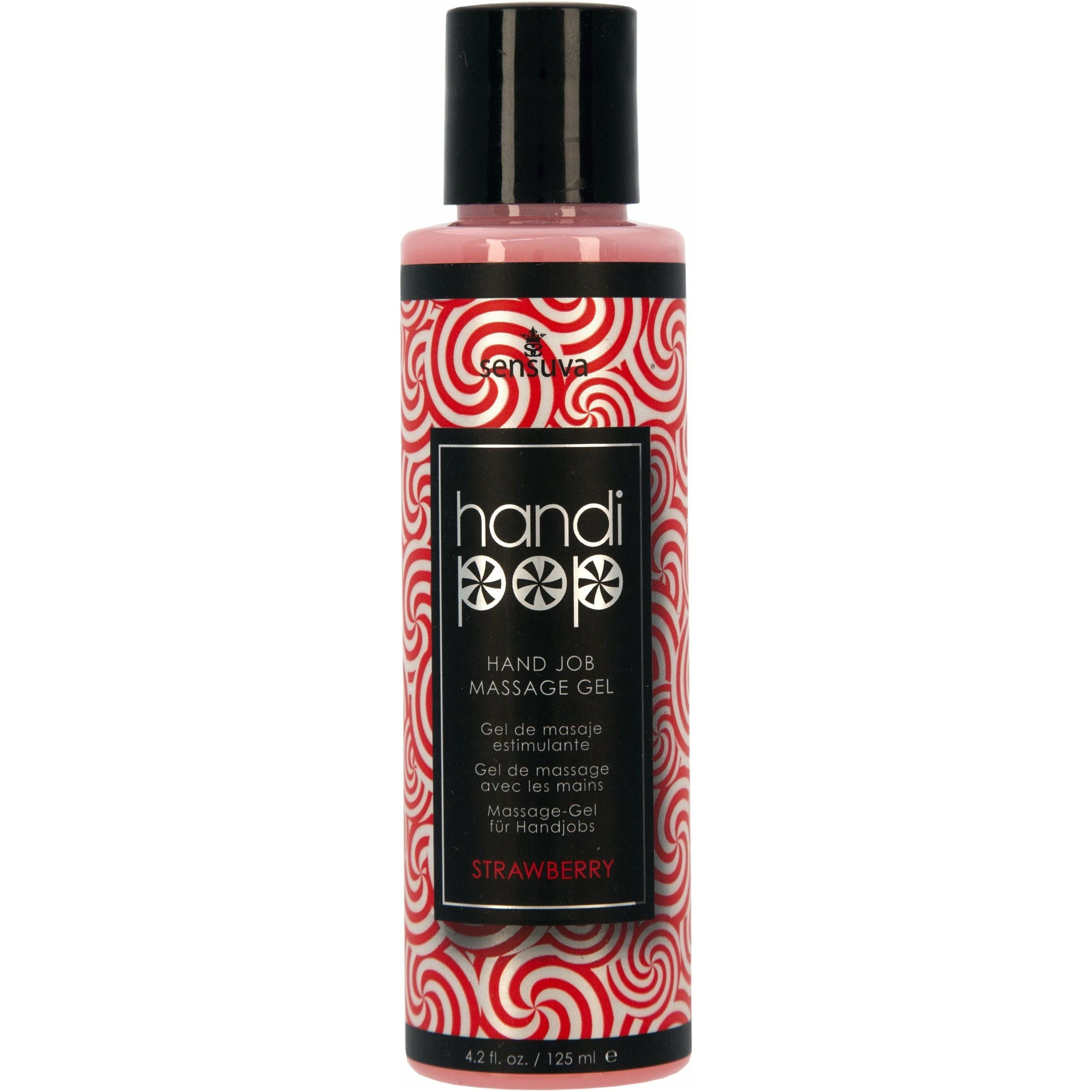 Sensuva HandiPop – Gel de massage comestible pour masturbation – 125 ml – Fraise