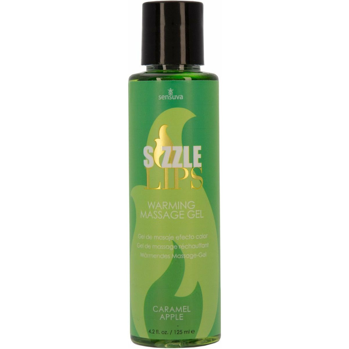 Sensuva Sizzle Lèvres Chauffantes Gel Comestible Pomme Caramel 125 ml