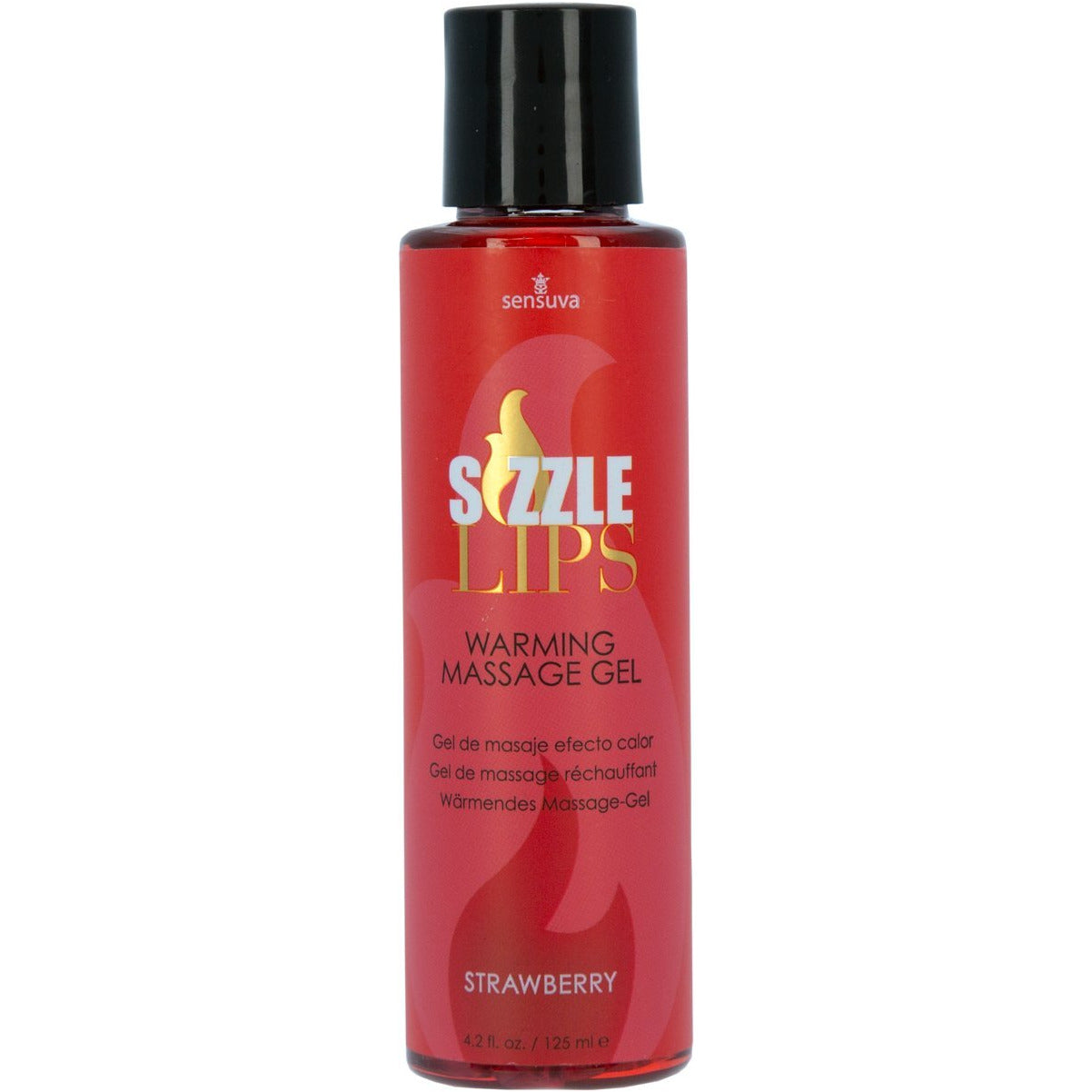 sensuva - Sizzle Lips Warming Massage Gel - 125 ml / 4.2 fl. oz. - Strawberry