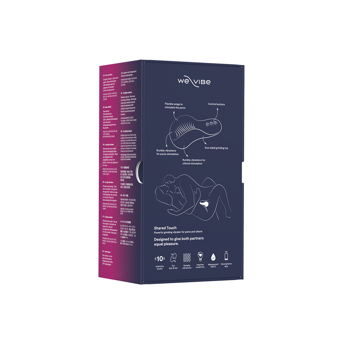 WE-VIBE® - Shared Touch – Couples Grinding Vibrator – Purple