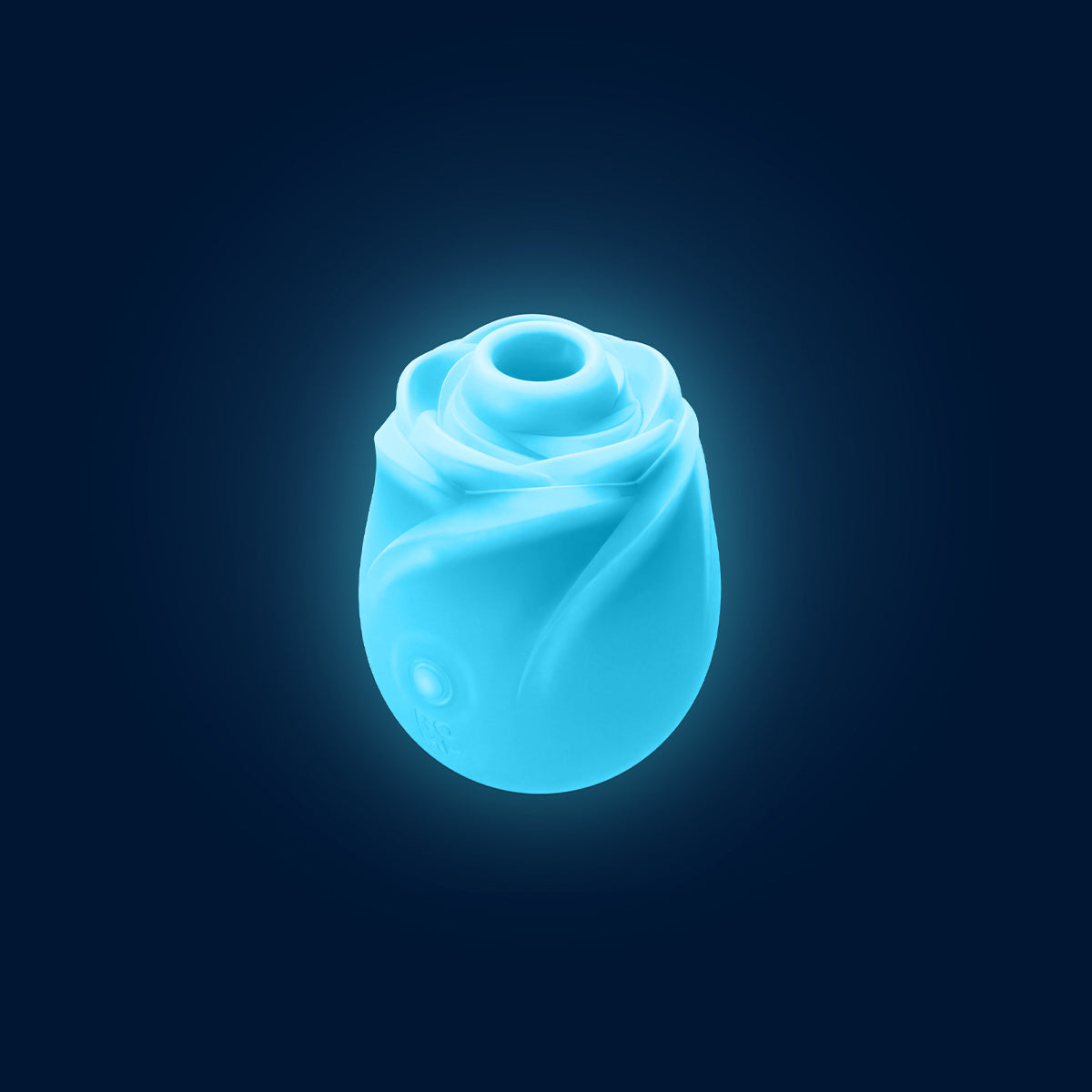 ROMP – Rose Glow – Clitoral Stimulator – Glow-In-The-Dark Blue