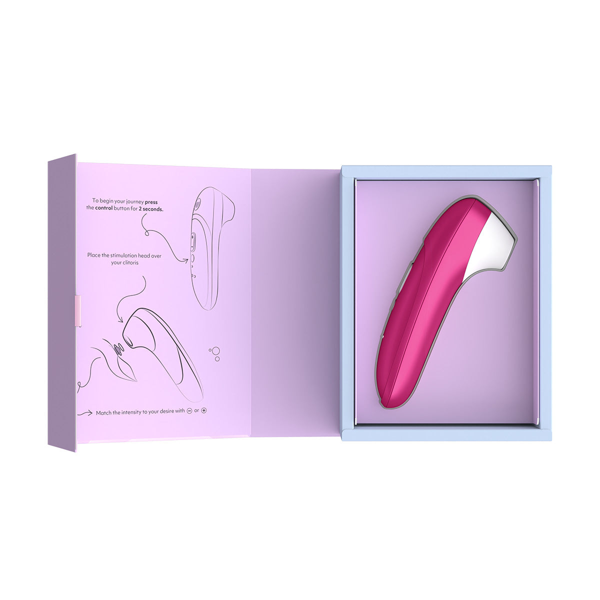 Womanizer Pro – Stimulateur clitoridien – Rose vif