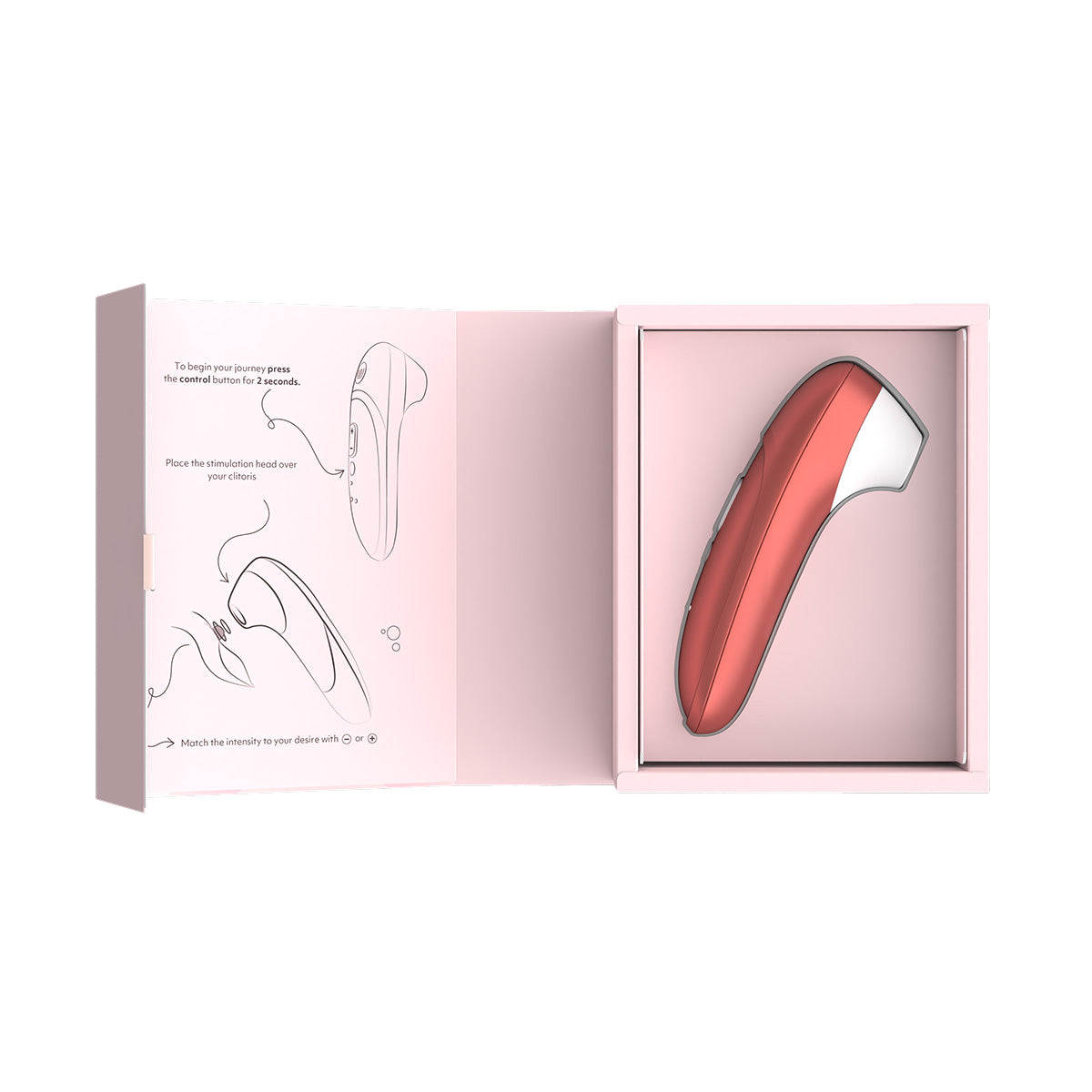 Womanizer Pro – Stimulateur clitoridien – Rouge bordeaux