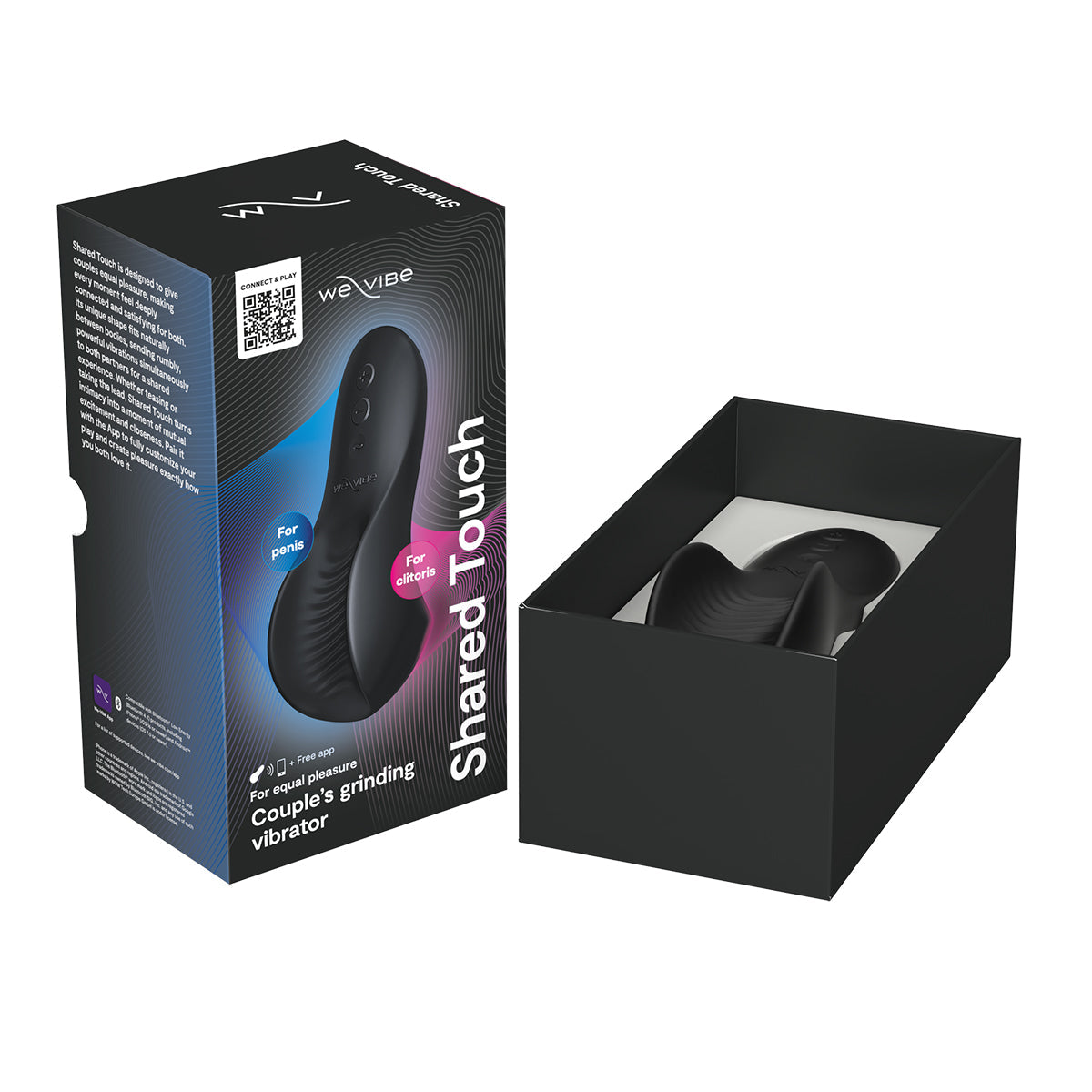 WE-VIBE® - Shared Touch – Couples Grinding Vibrator – Black