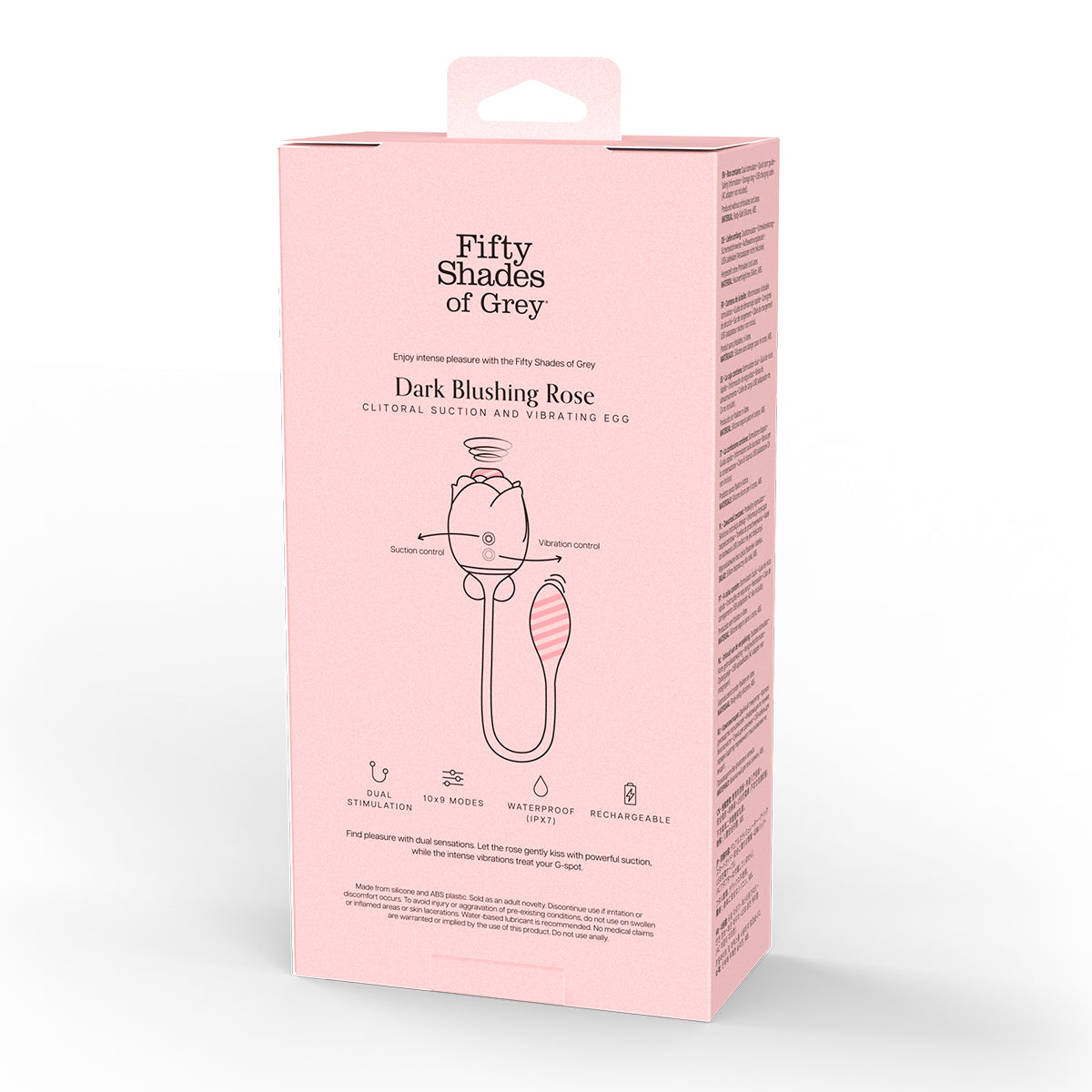 Fifty Shades of Grey - Dark Blushing Rose – Clitoral Suction & Vibrating Egg