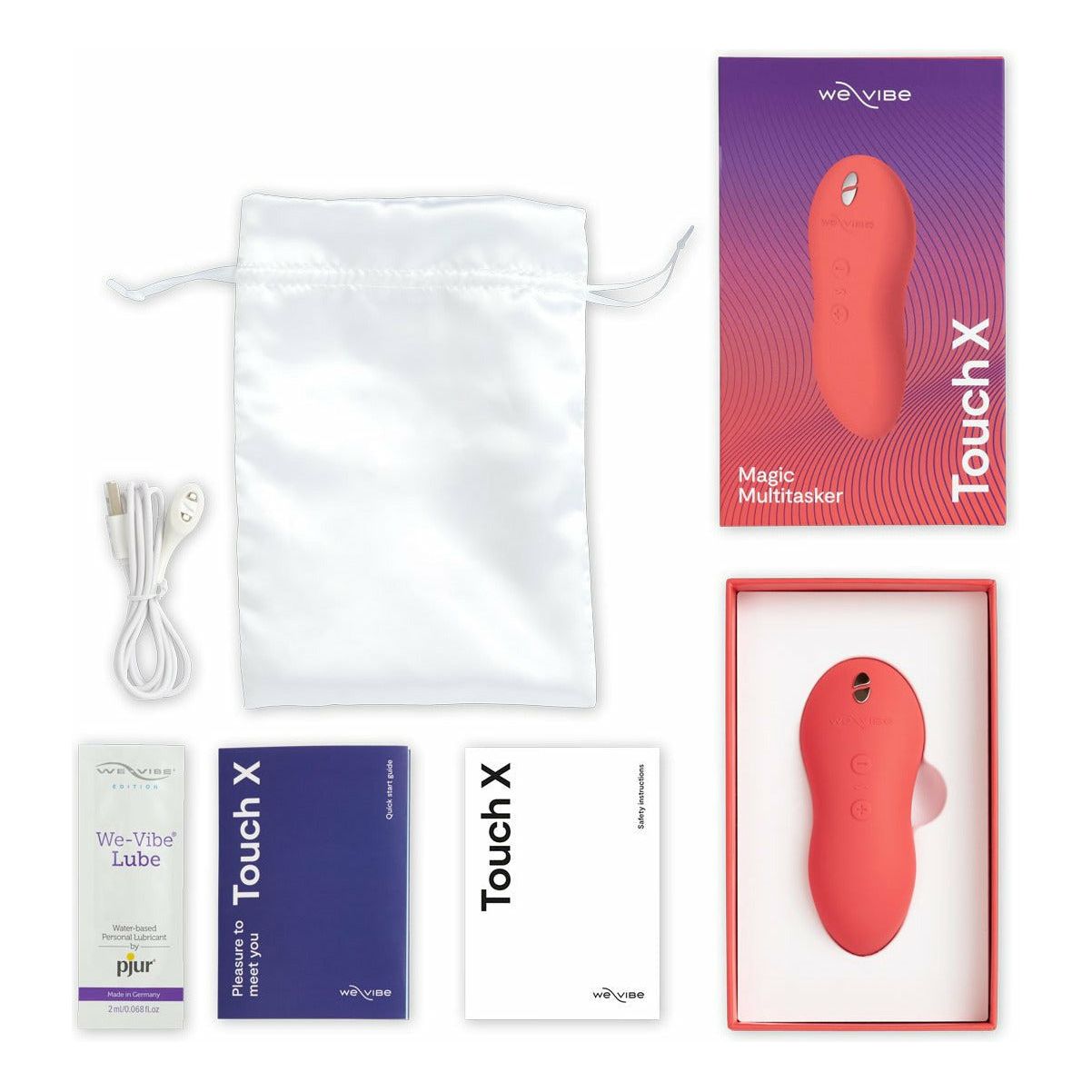 We-Vibe® Touch X Magic Multitasker - Crave Coral