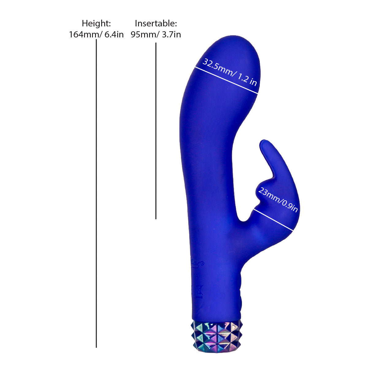 Vibromasseur Lapin M'Lady – Bleu