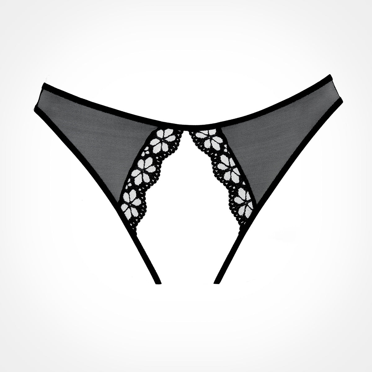 Adore by Allure - Mirabelle Plum Panty - Black - One Size
