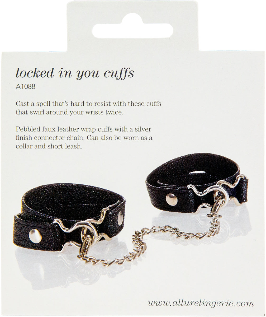 Adore by Allure - Locked in You Cuffs - Black
