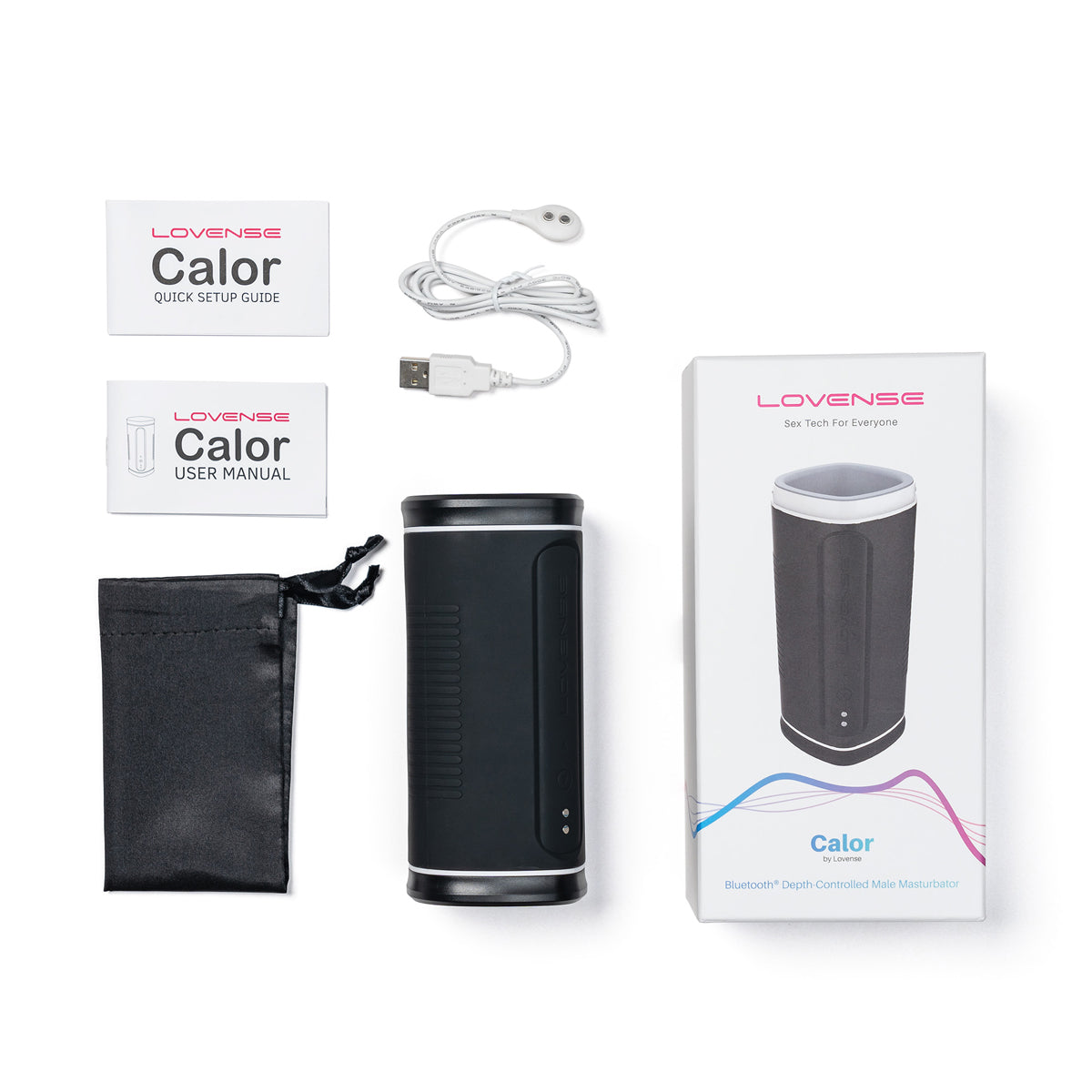 Lovense - Calor - Bluetooth Depth-Controlled Male Masturbator