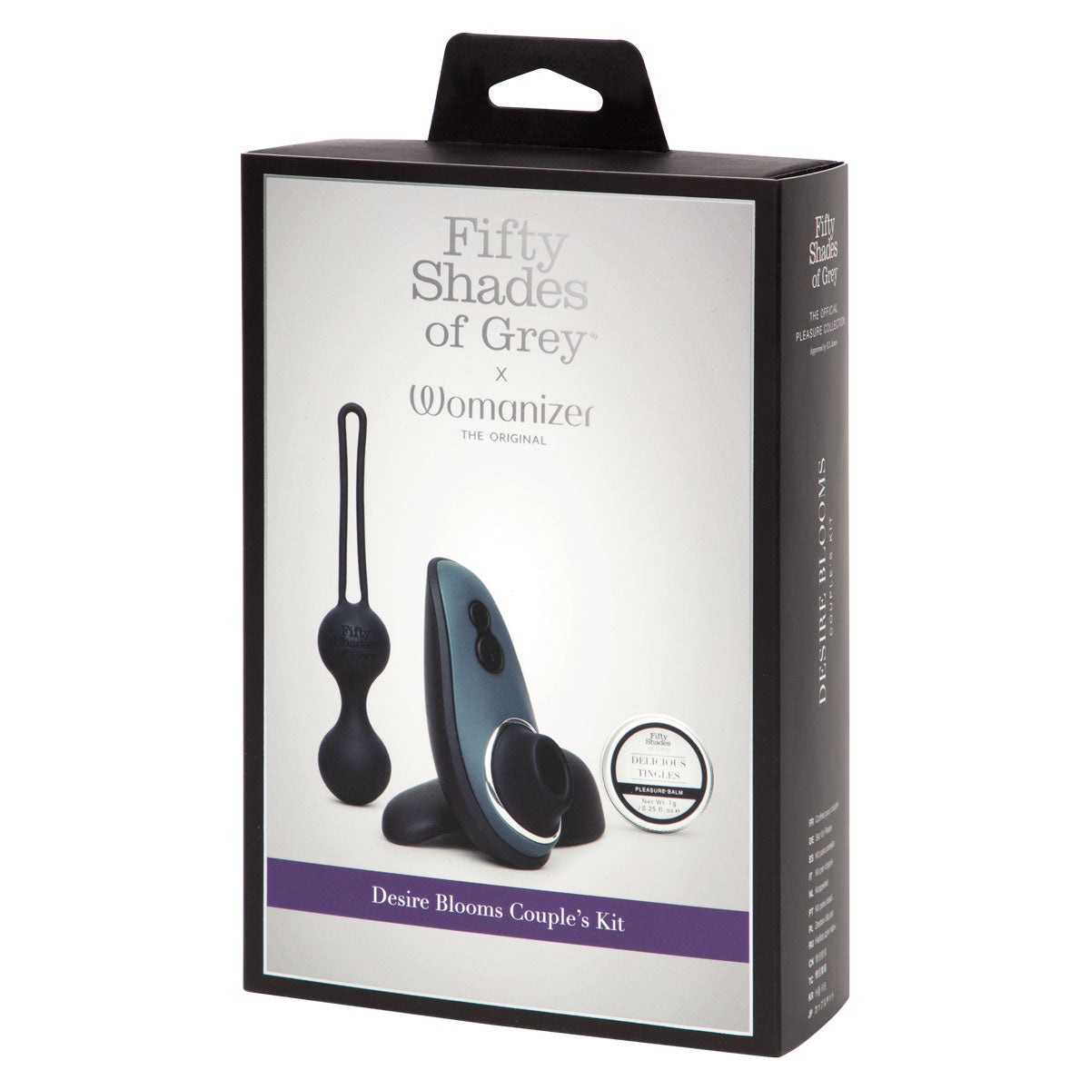 Cinquante Nuances de Grey x Womanizer - Kit Couple Désir Éclos