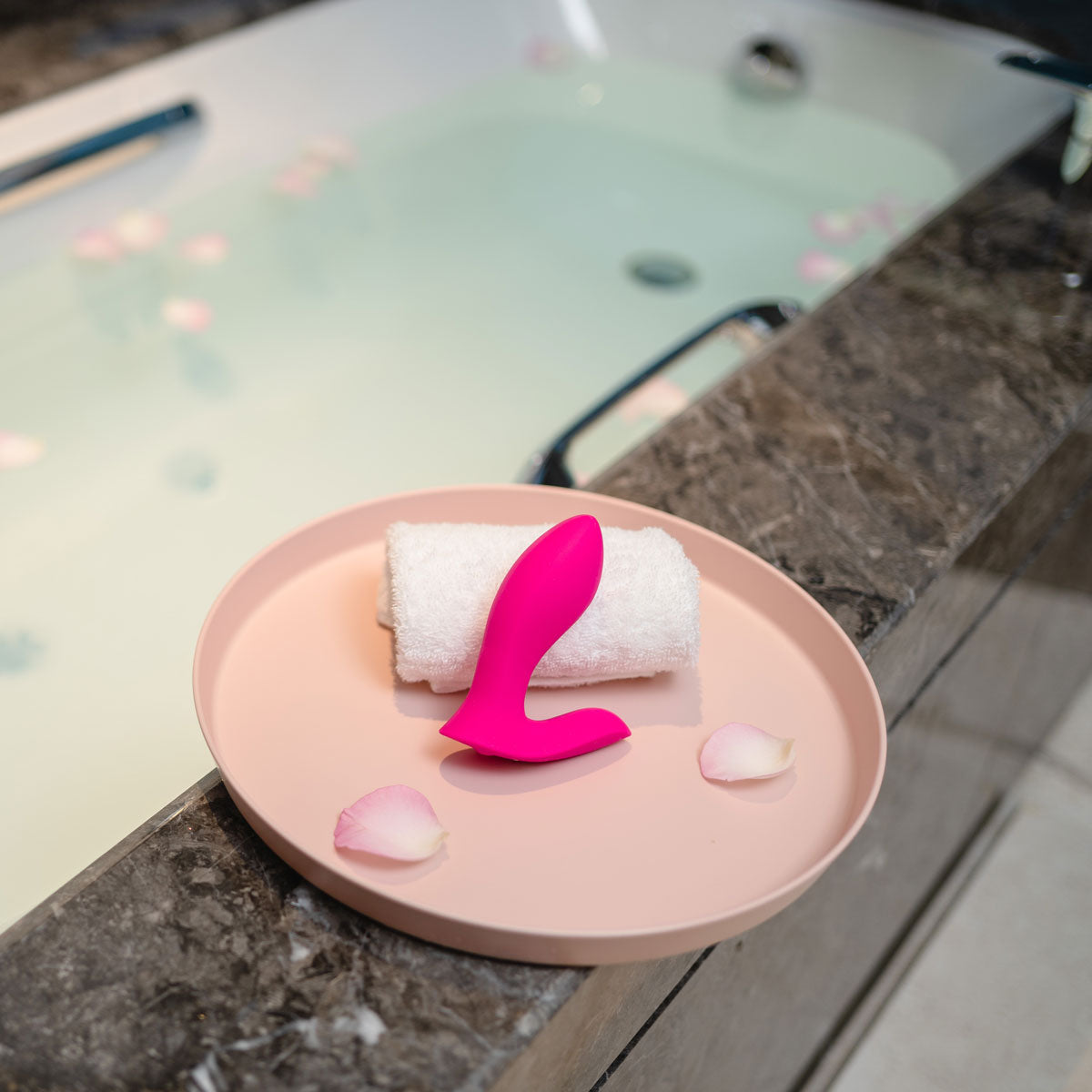 Lovense - Flexer - Bluetooth® Insertable Dual Panty Vibrator - Pink