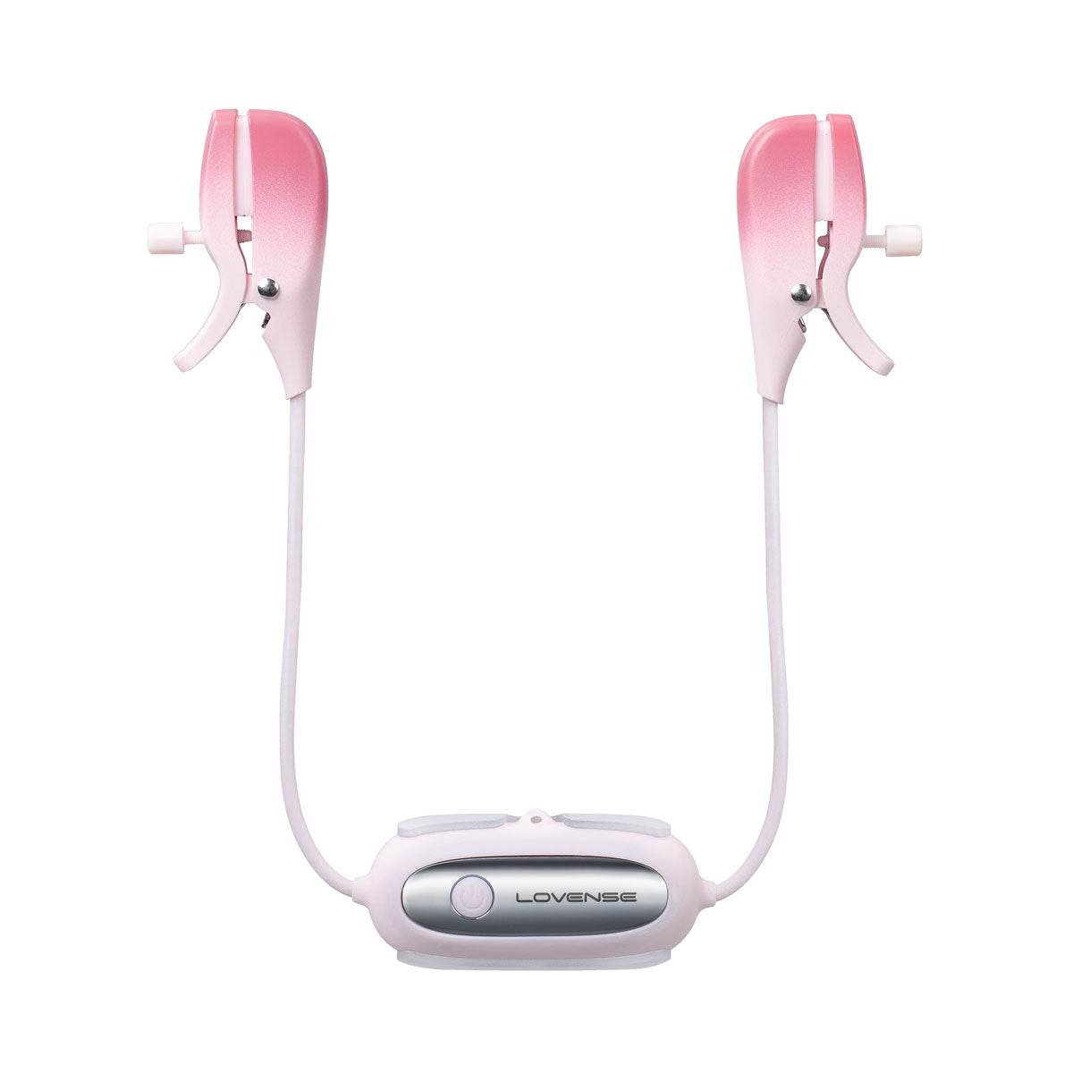 Lovense - Gemini - Bluetooth® Vibrating Nipple Clamps - Pink