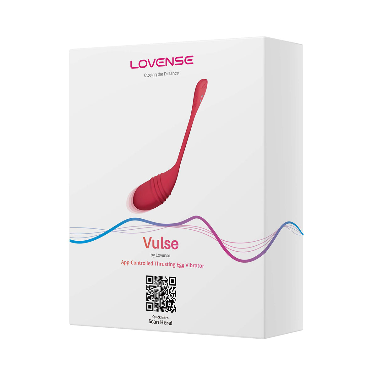 Lovense - Vulse Thrusting / Vibrating Egg - Red