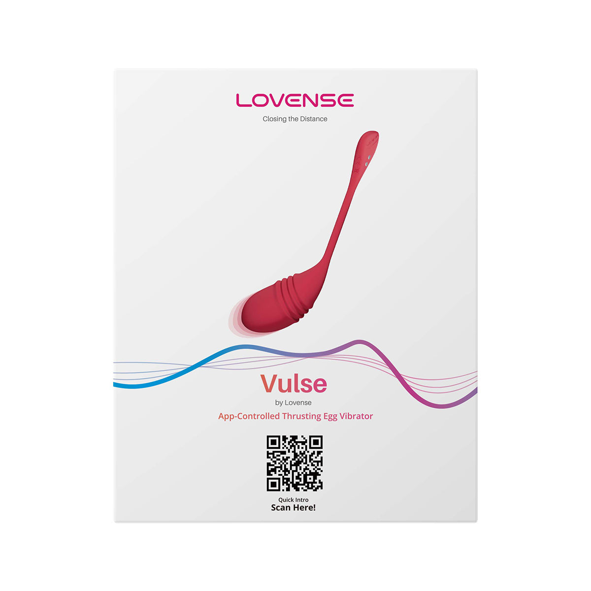 Lovense - Vulse Thrusting / Vibrating Egg - Red