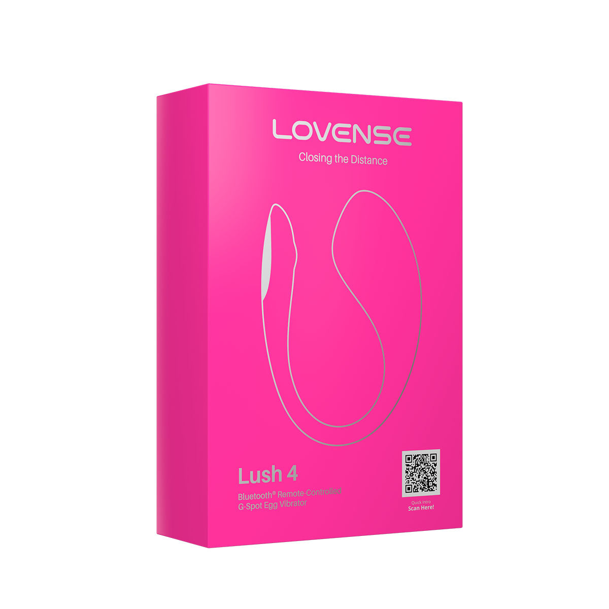 Lovense - Lush 4 Remote Control Vibrator - Pink
