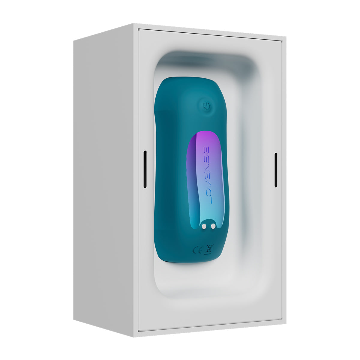 Lovense - Gush 2 - Hands Free Remote Controlled Vibrating and Oscillating Penis Massager