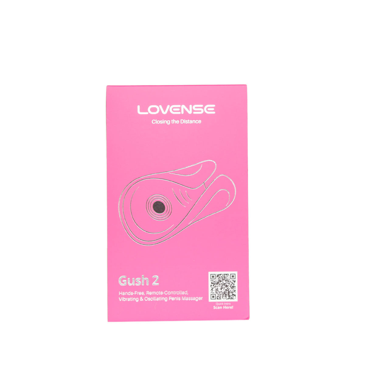 Lovense - Gush 2 - Hands Free Remote Controlled Vibrating and Oscillating Penis Massager
