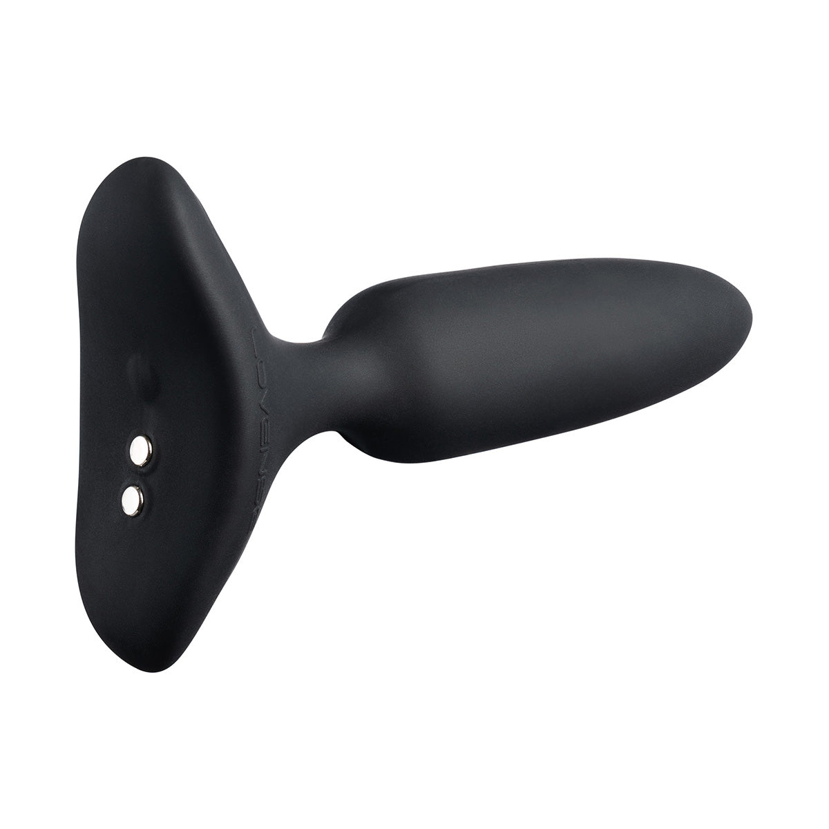Lovense - Hush 2 Vibrating Bluetooth® Remote-Controlled Butt Plug - 1" - Black