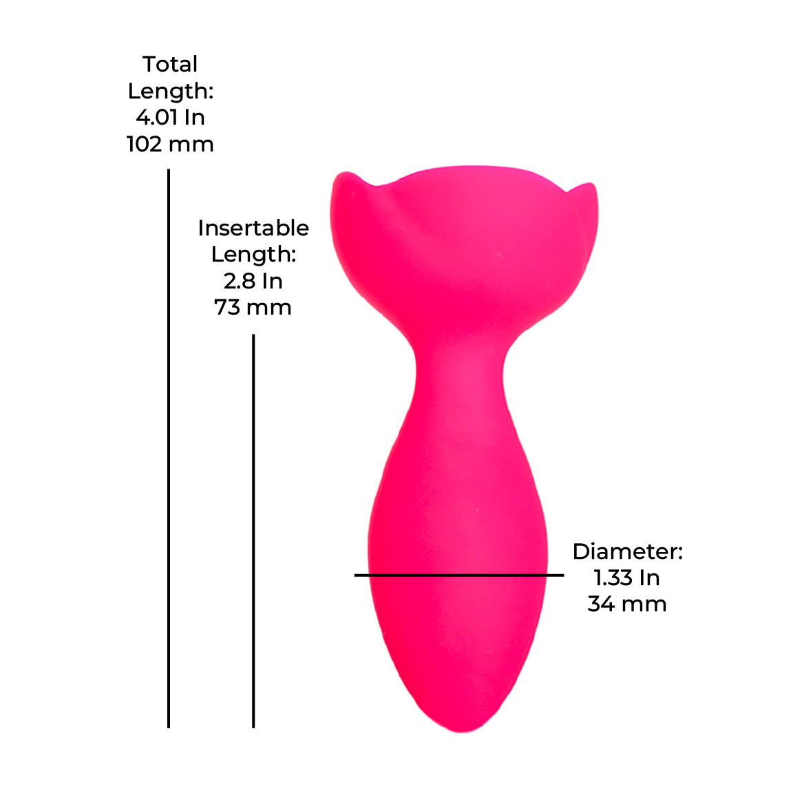 M'Lady - Light Up Rotating Anal Plug - Pink