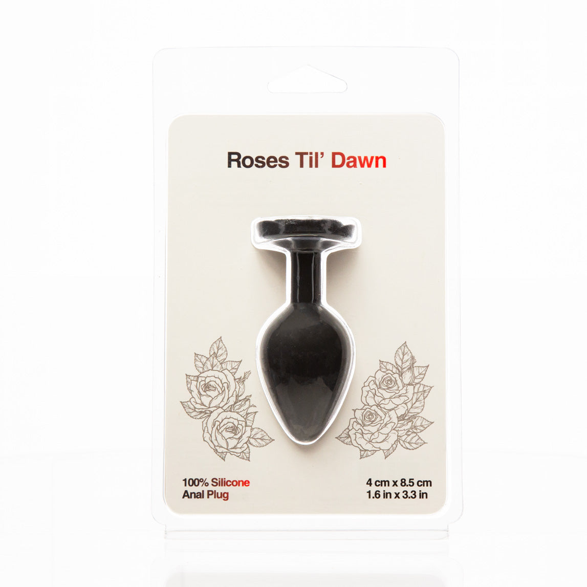 Roses Til' Dawn - Plug Anal en Silicone - Taille M