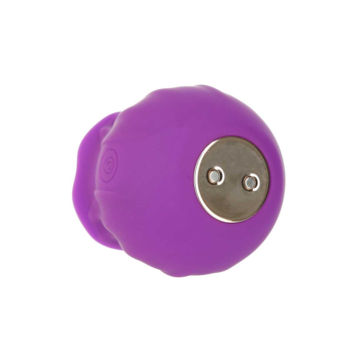 M'Lady - Rose Flickering Tongue Vibrating Clitoral Stimulator - Purple