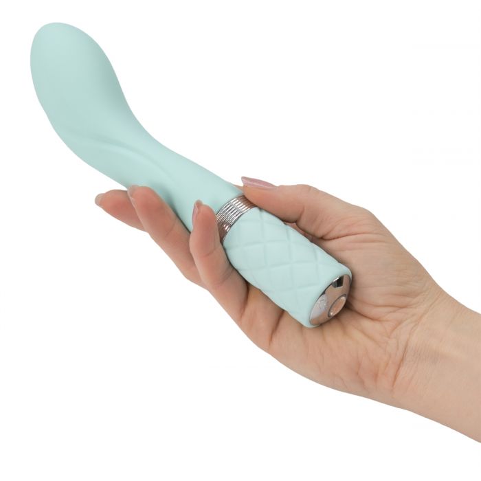 Pure Love® - Vibromasseur Point G avec Cristal Swarovski® – Bleu sarcelle