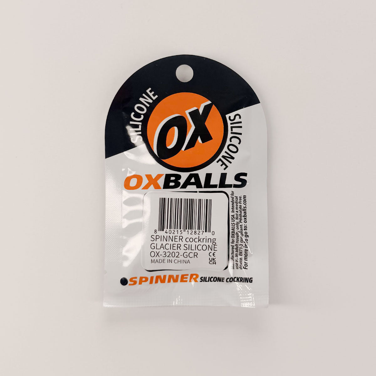 OXBALLS - Silicone Spinner Ring – Glacier Blue