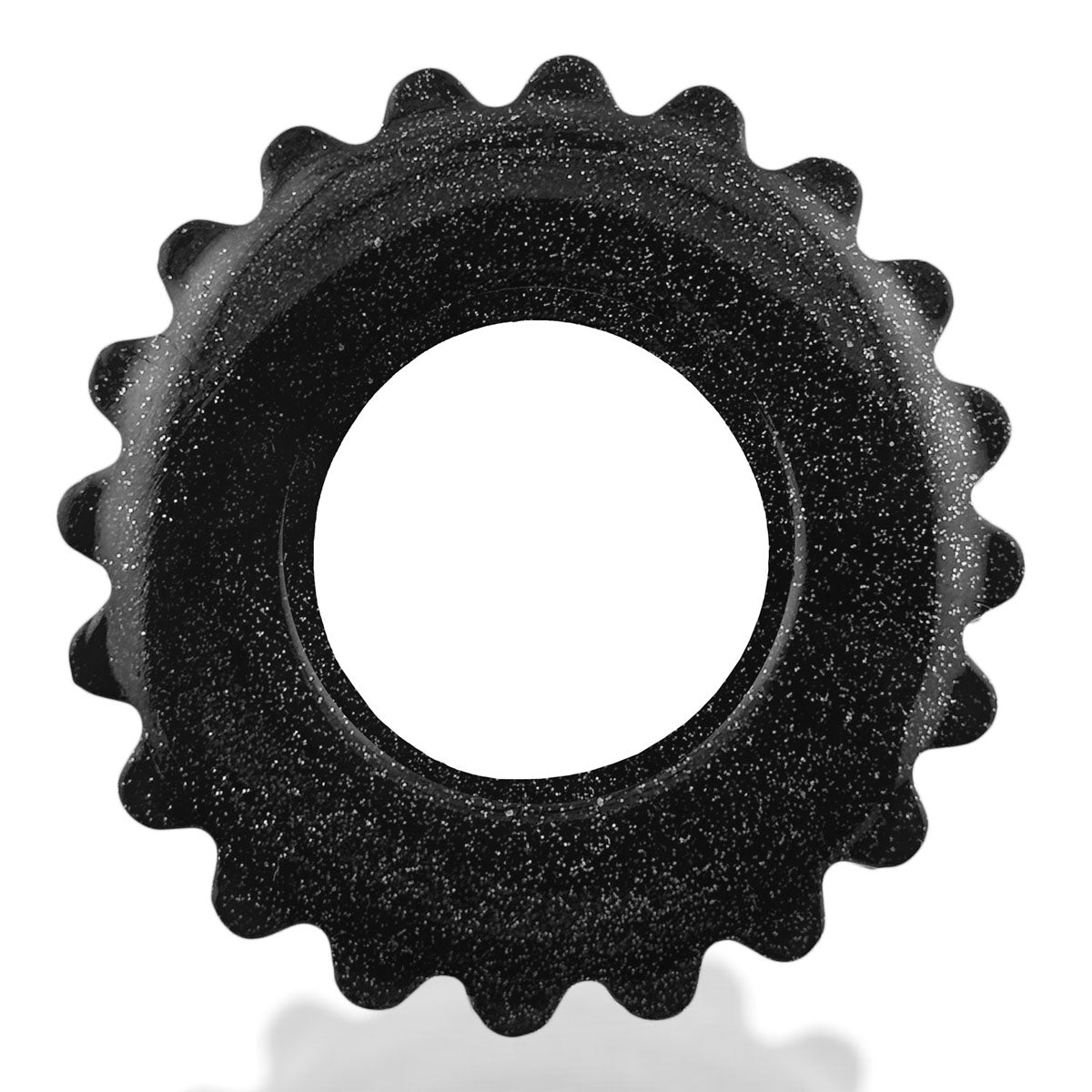 OXBALLS - Plushy Padded Cockring – Black Mica