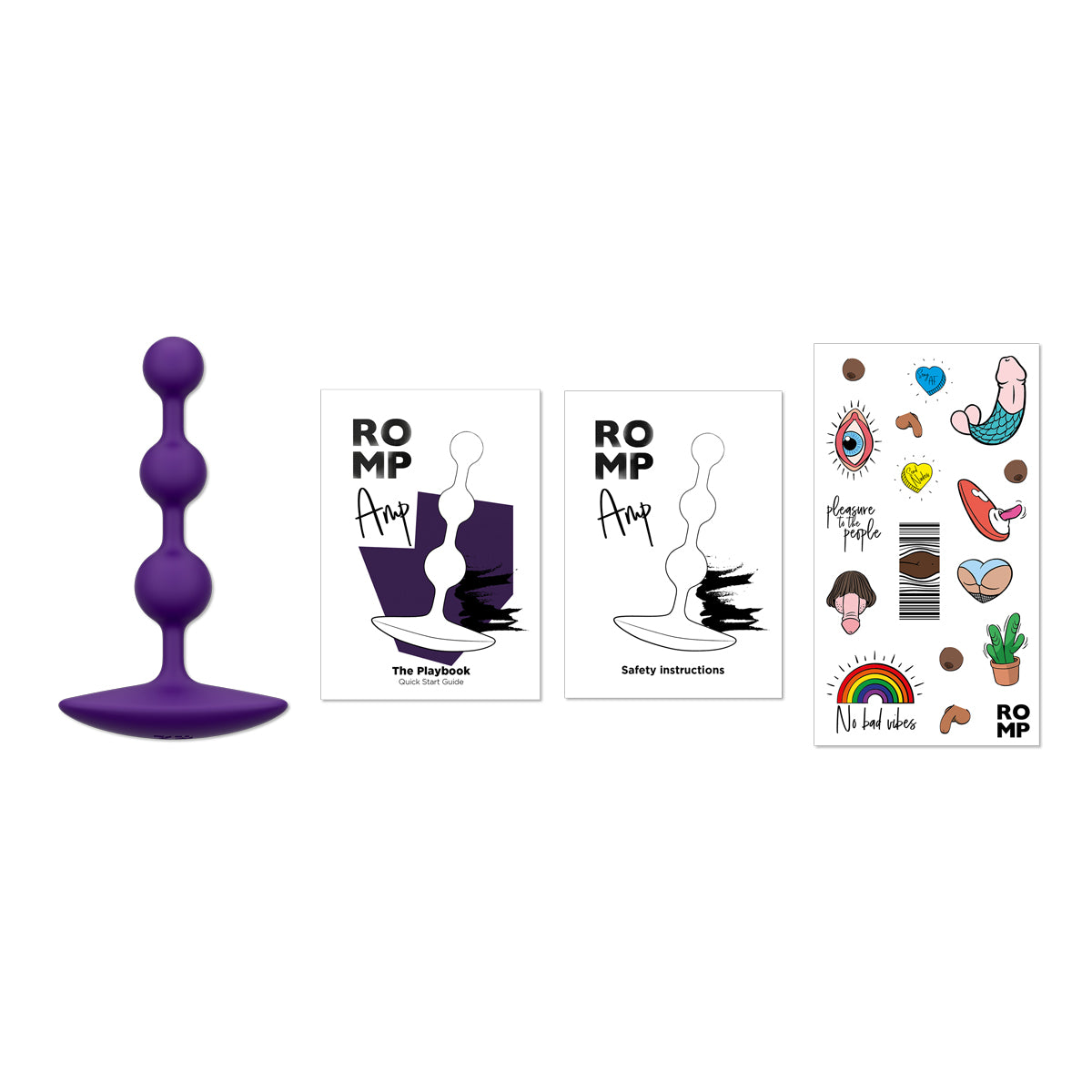 ROMP - Amp Anal Beads - Purple