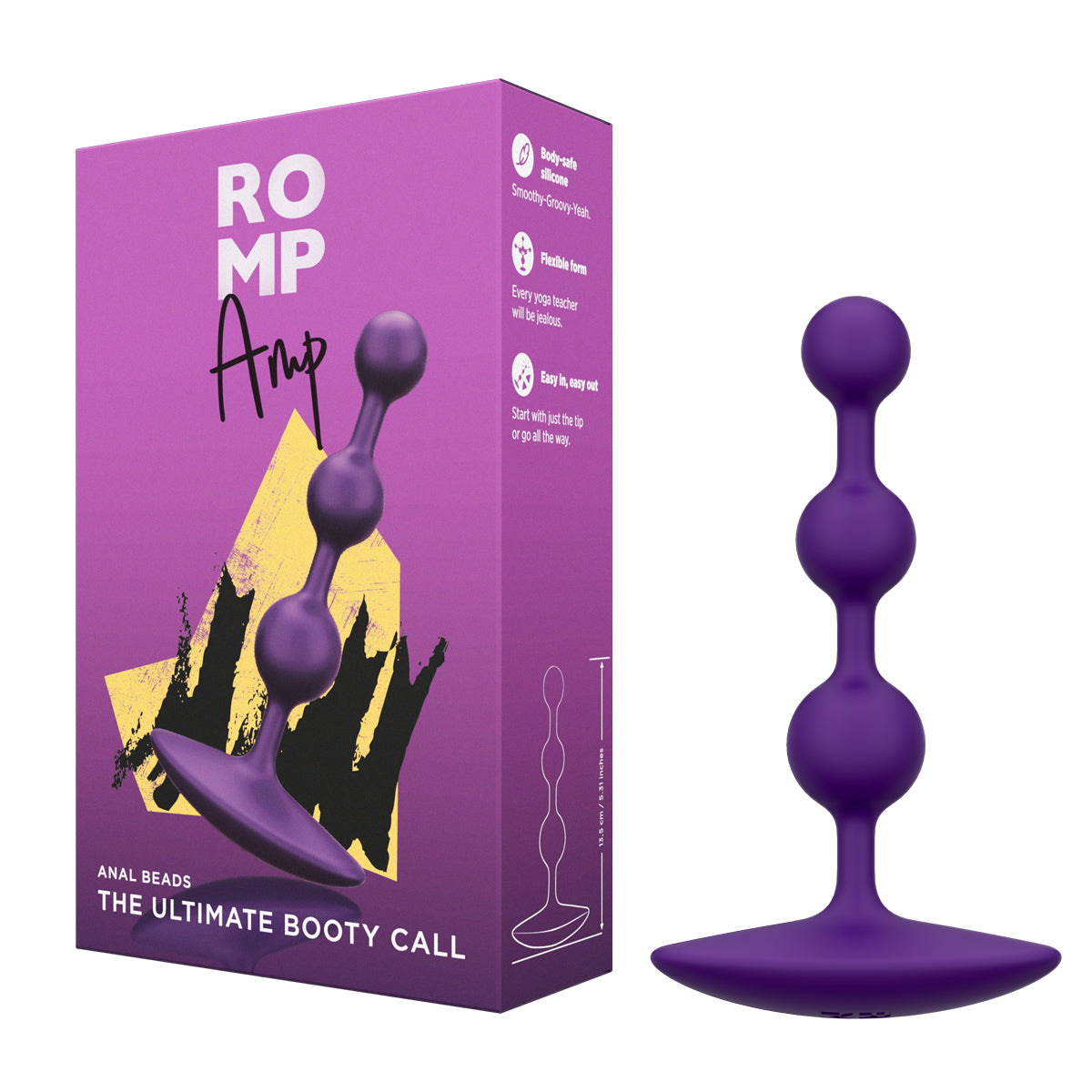 ROMP - Amp Anal Beads - Purple