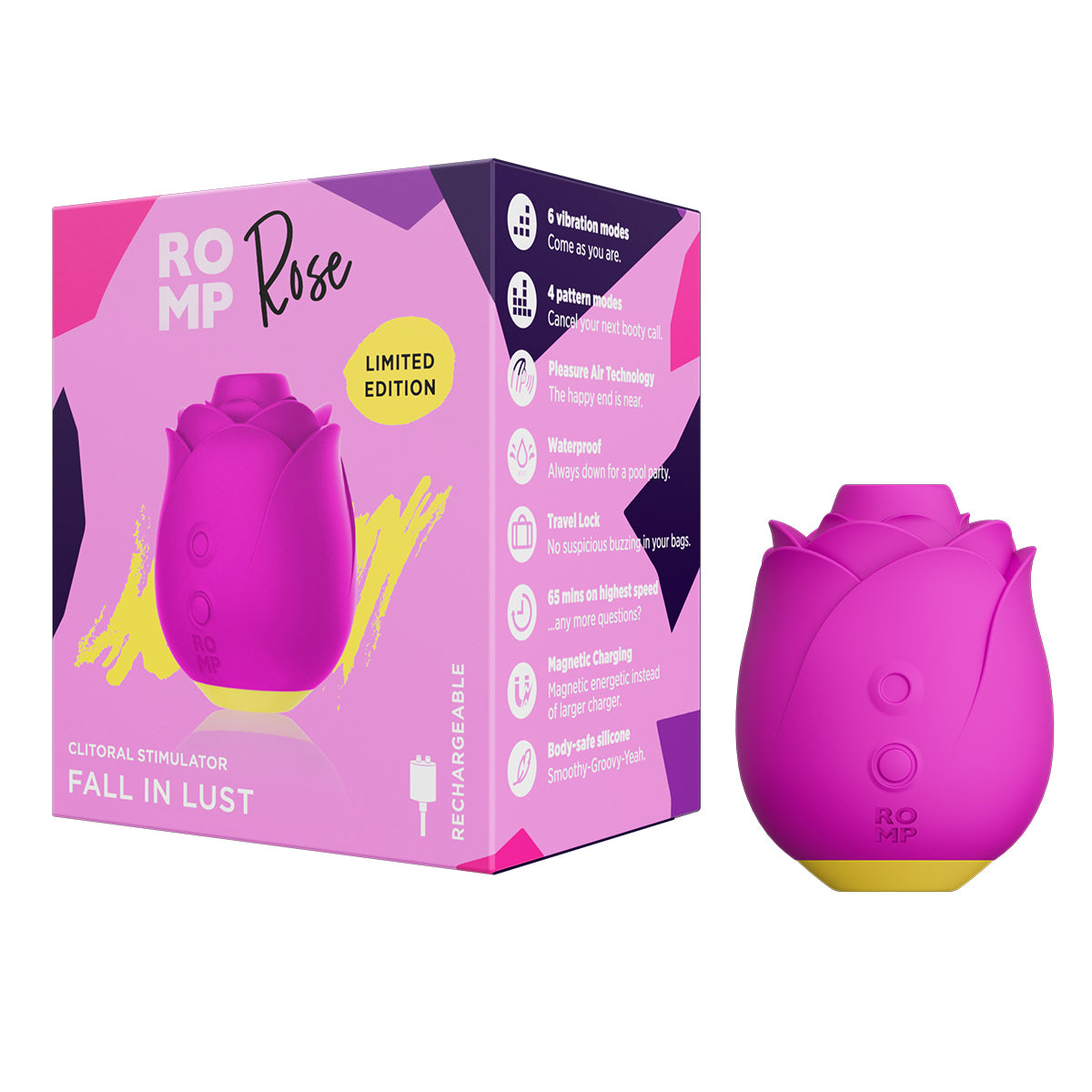 ROMP - Rose - Clitoral Stimulator - Purple
